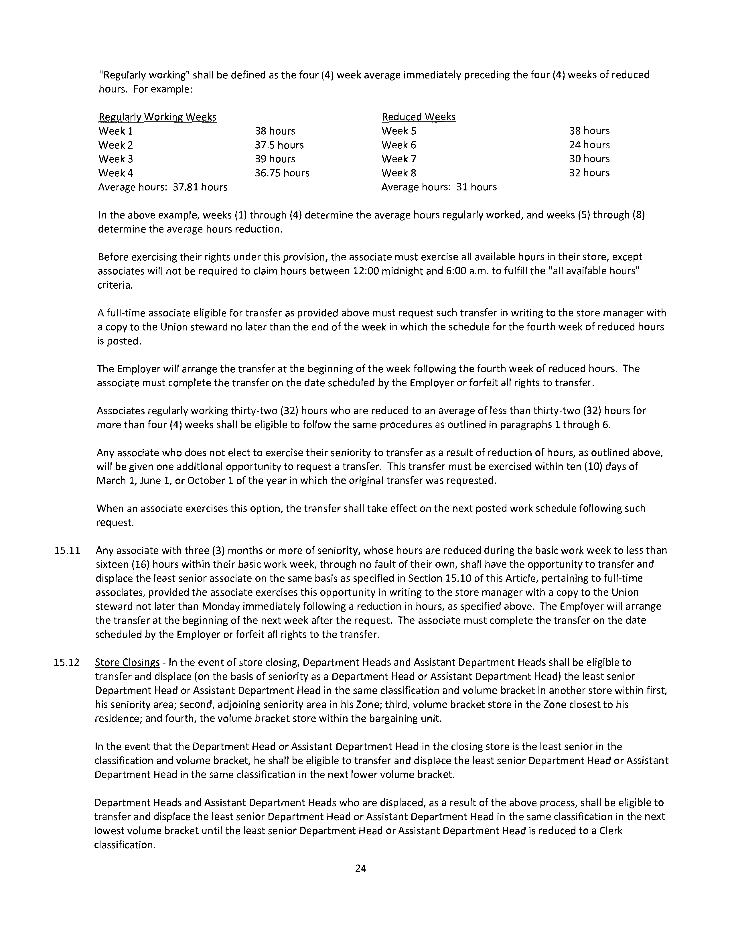 Agreement Between THE KROGER and DAYTON STORES — page 25
