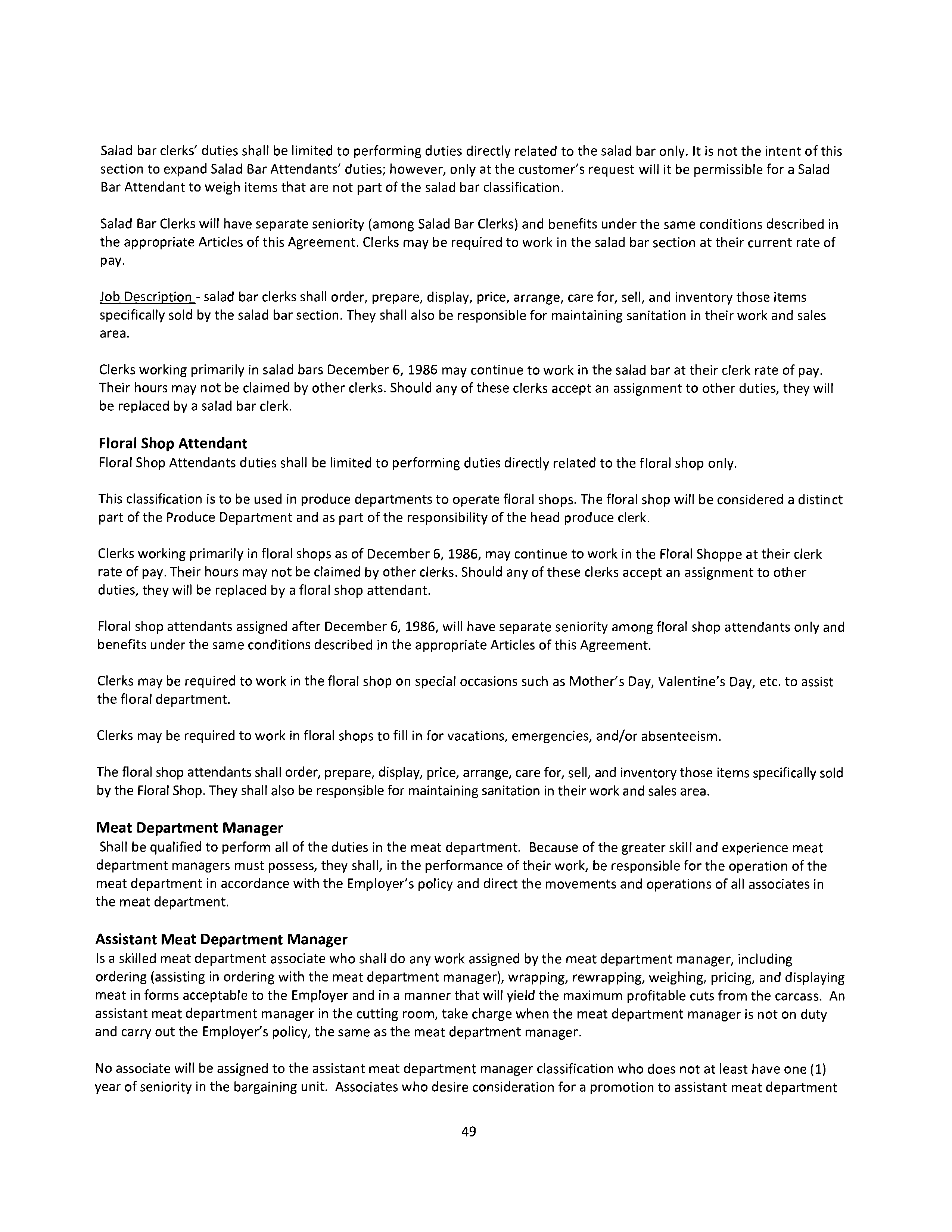 Agreement Between THE KROGER and DAYTON STORES — page 50