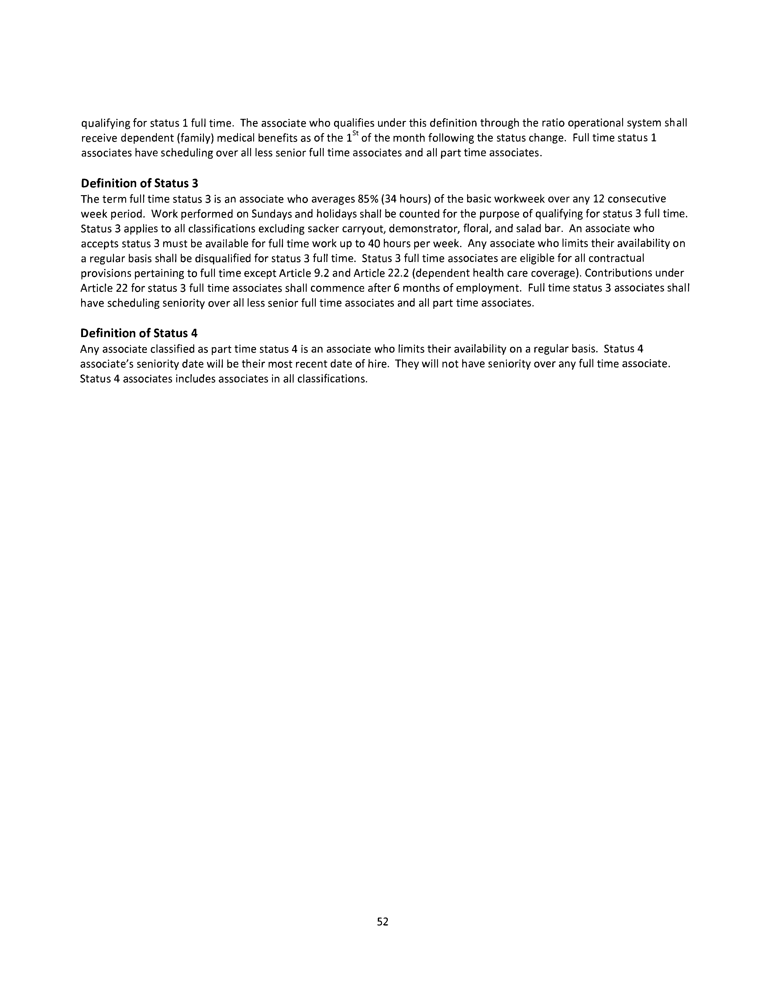 Agreement Between THE KROGER and DAYTON STORES — page 53
