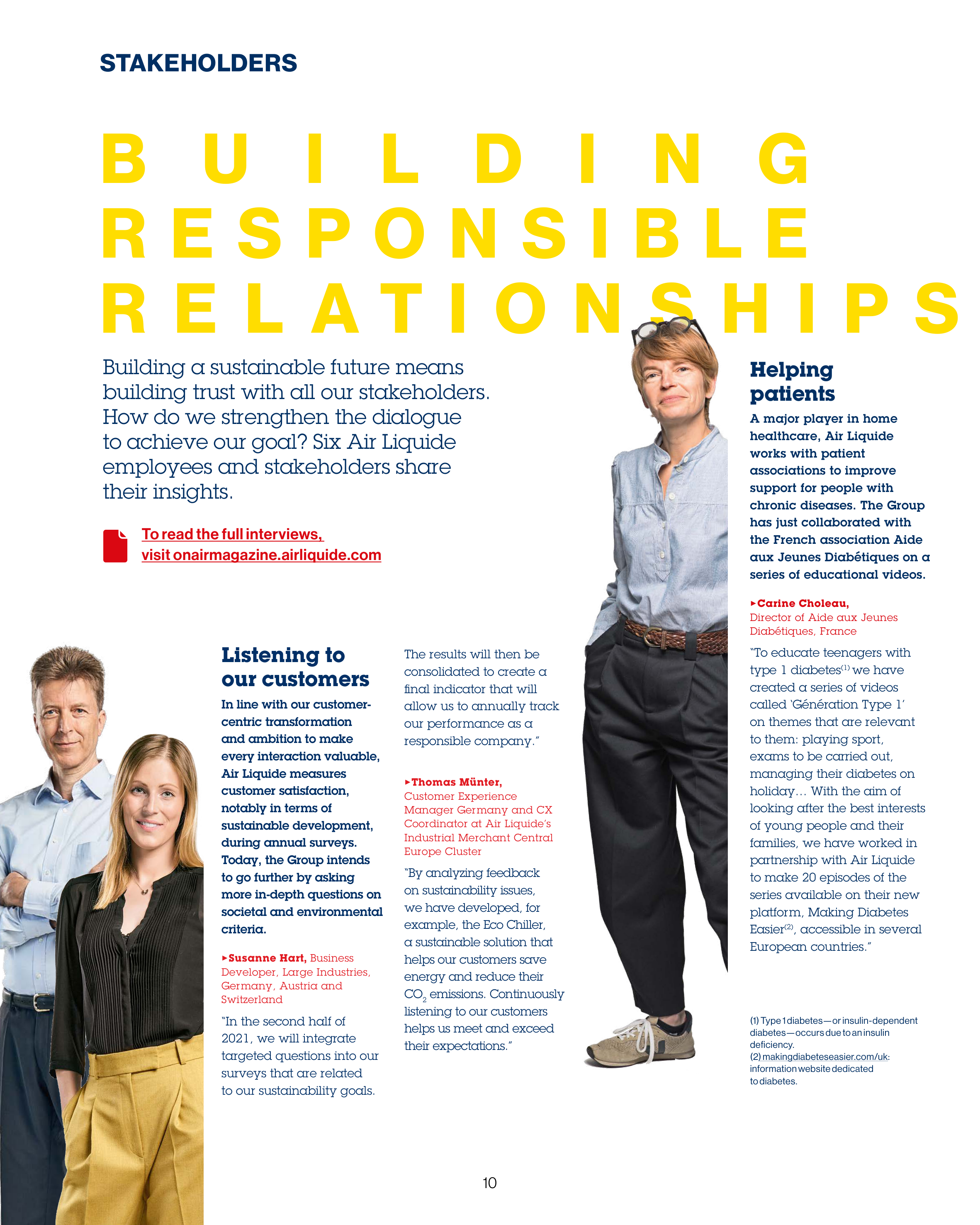 Air Liquide Sustainability Magazine — page 10