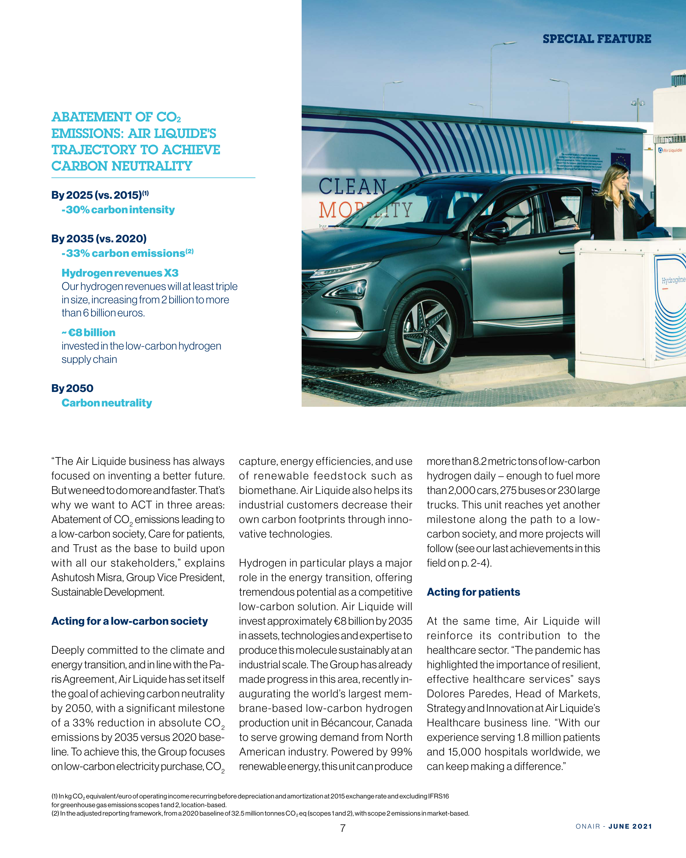 Air Liquide Sustainability Magazine — page 7