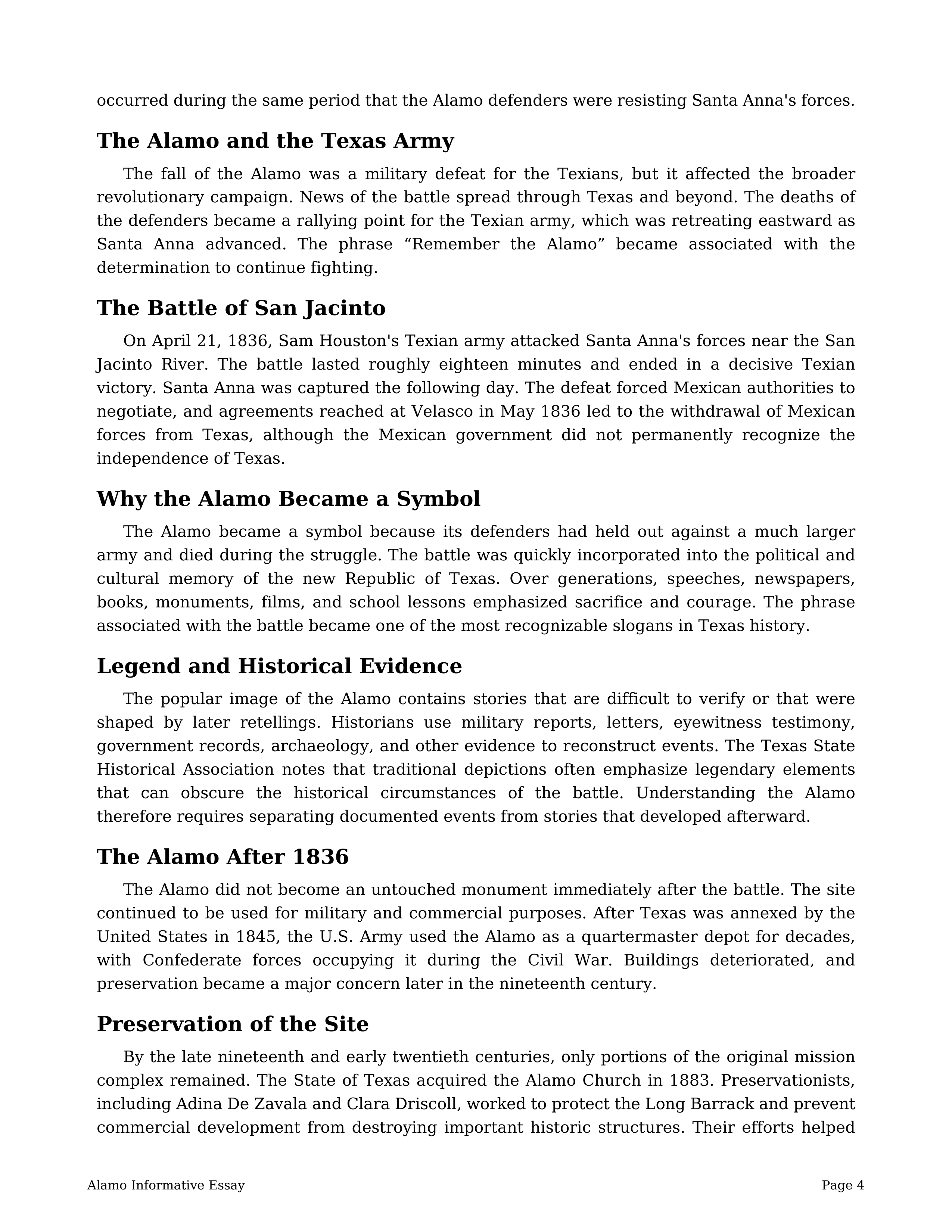 Alamo Informative Essay — page 4