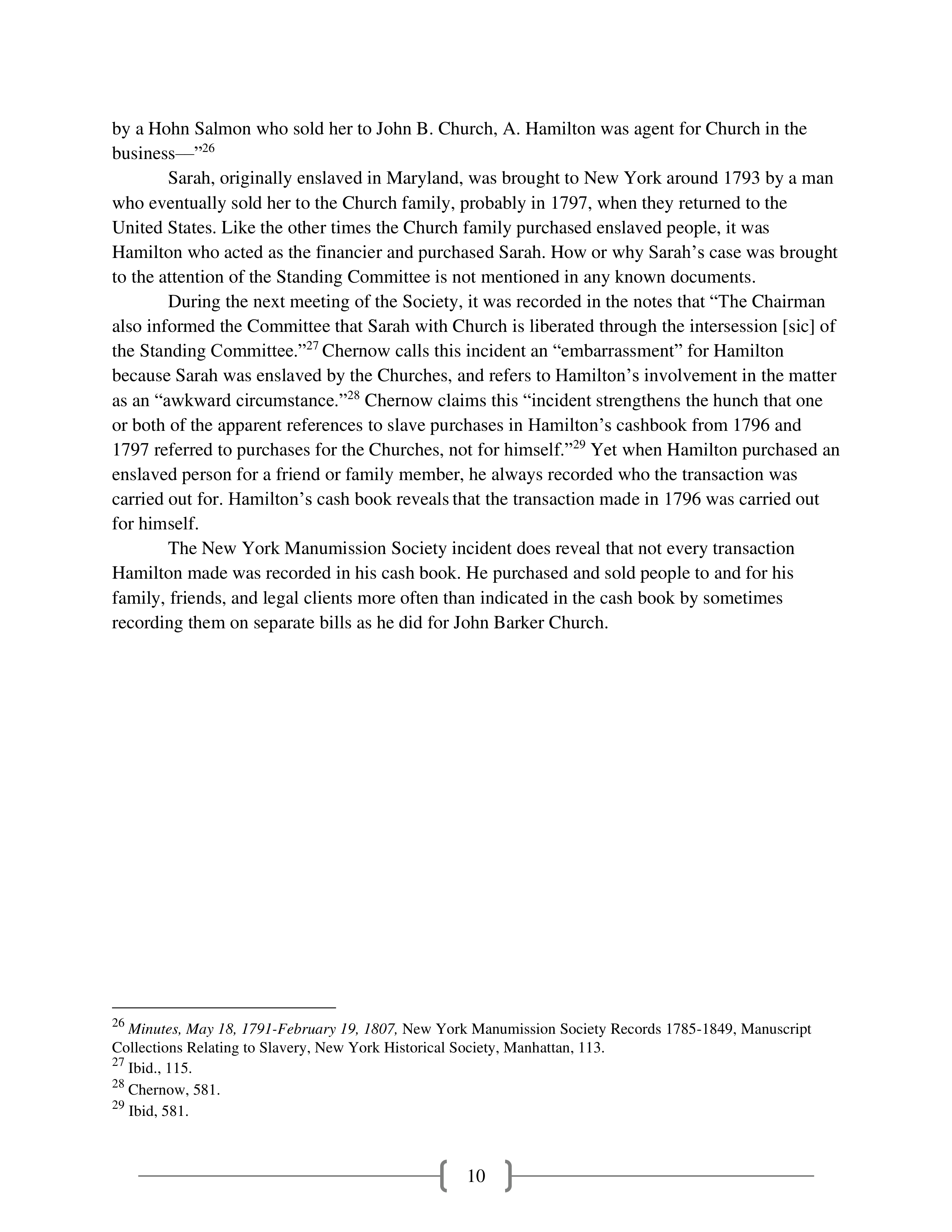 Alexander Hamilton and Slavery Historical Biography — page 11