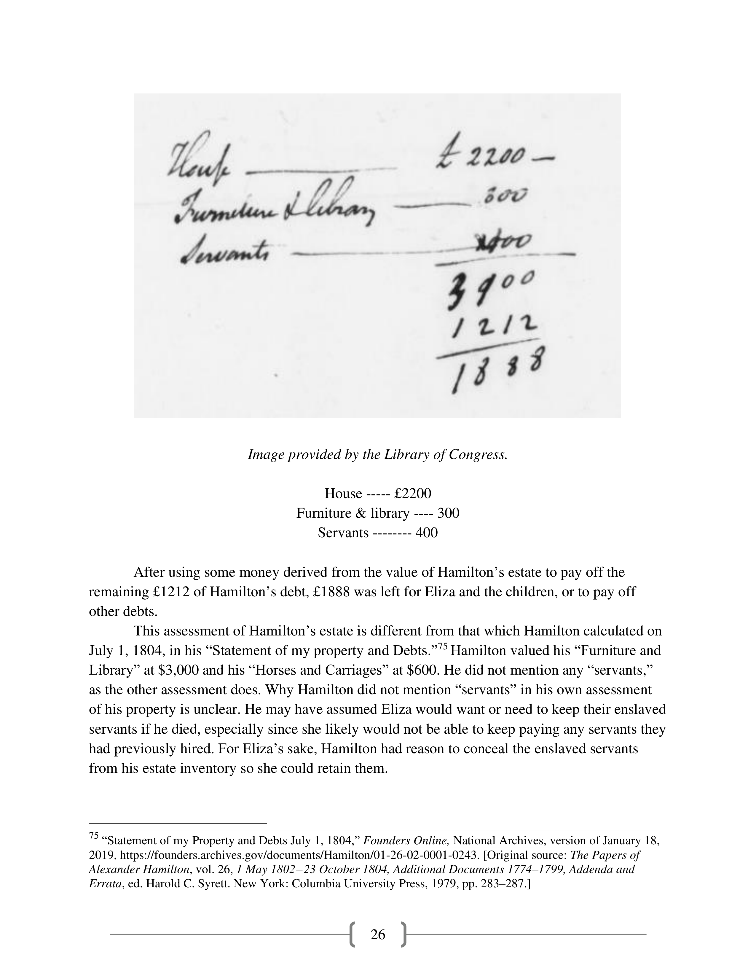 Alexander Hamilton and Slavery Historical Biography — page 27