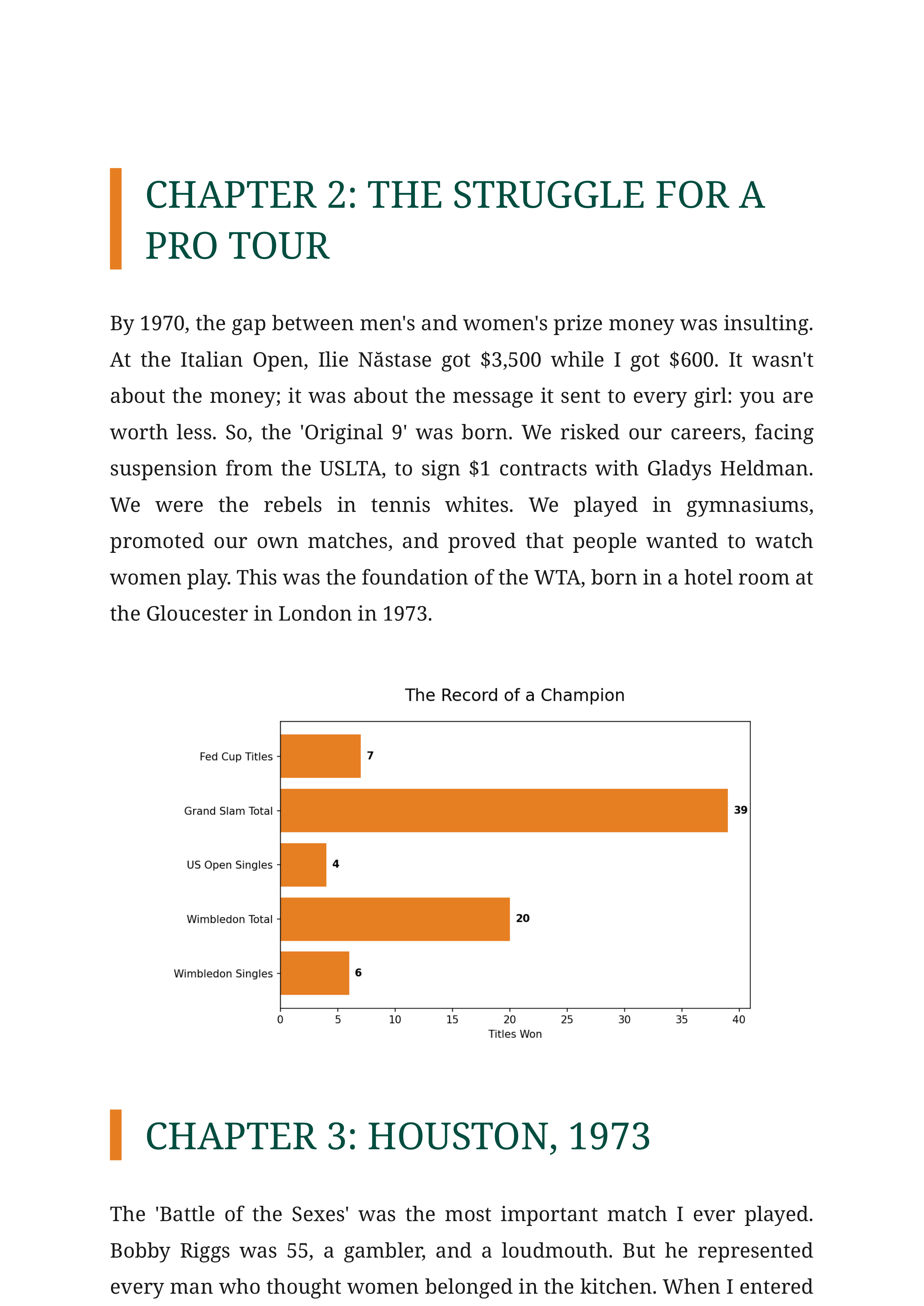 All In An Autobiography by Billie Jean King Tennis Champion and Activist Autobiography — page 3