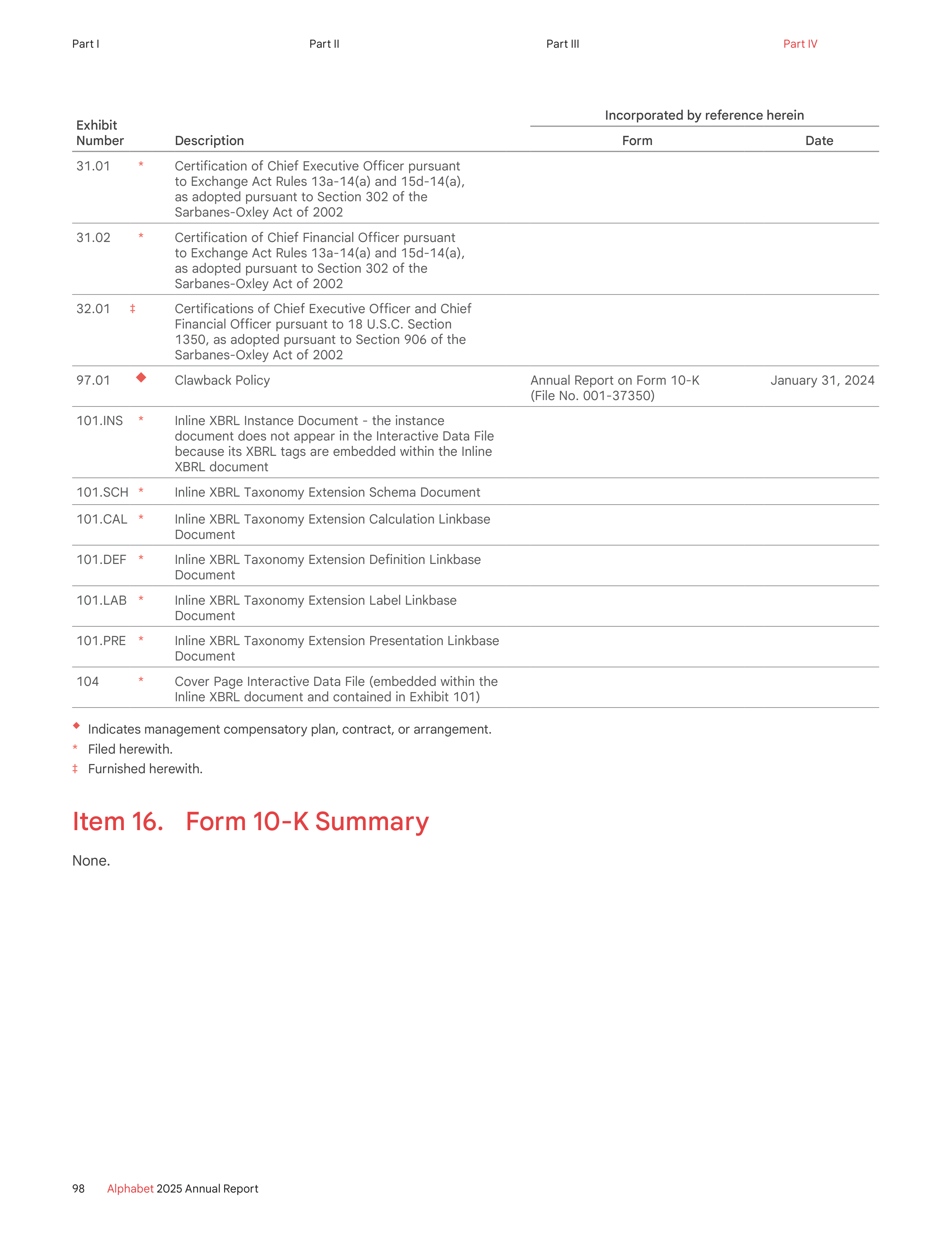 Alphabet Annual Report — page 106