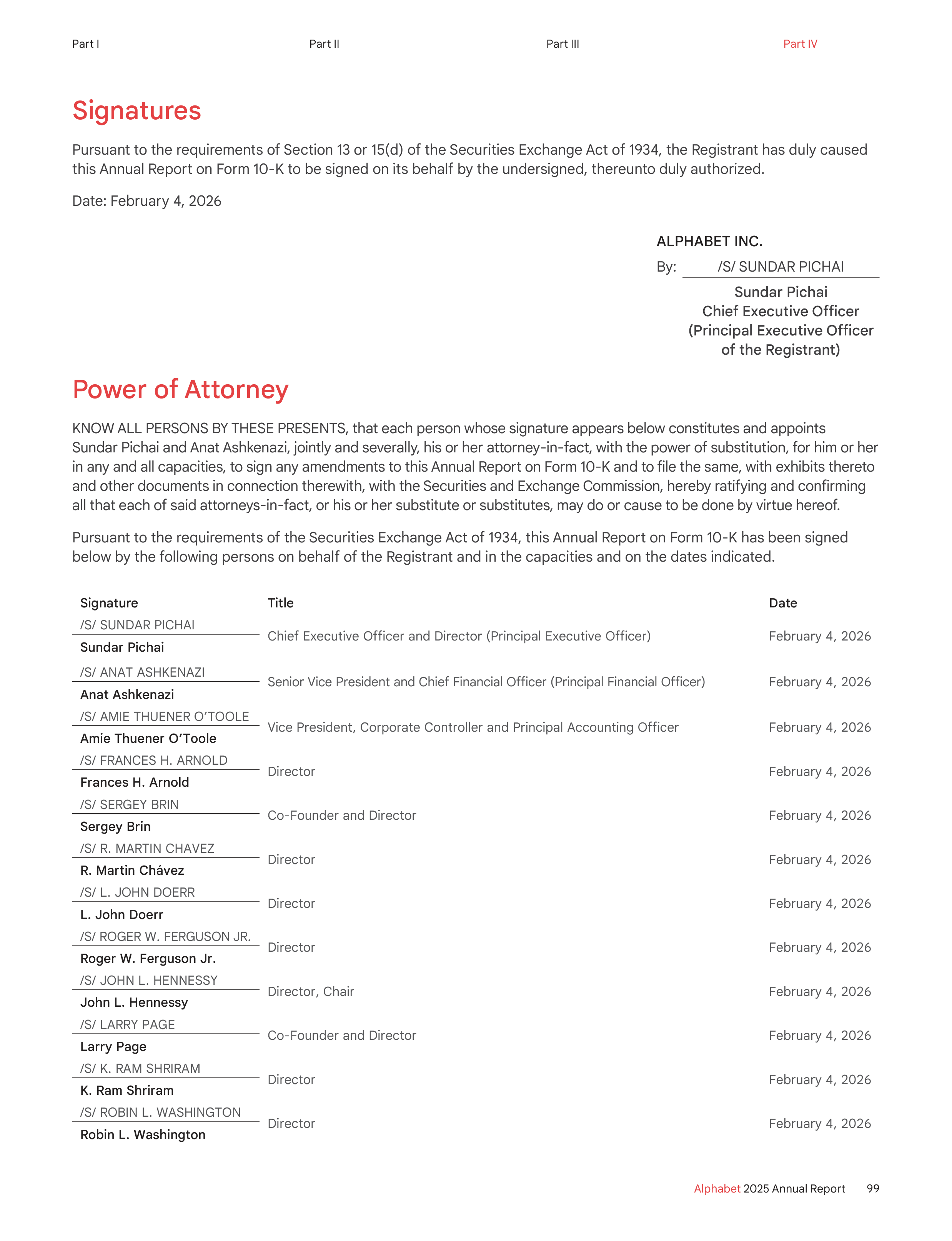 Alphabet Annual Report — page 107