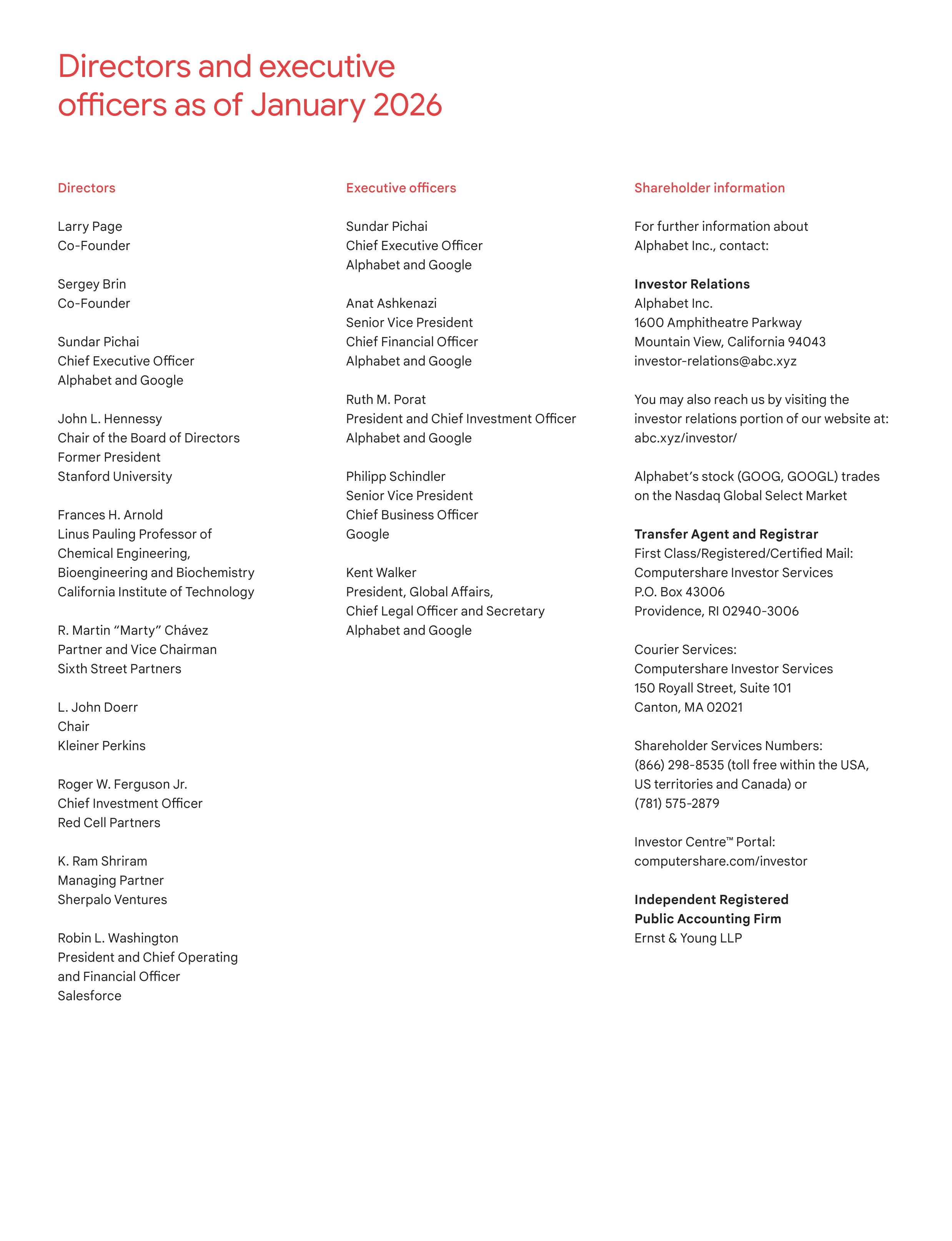 Alphabet Annual Report — page 111