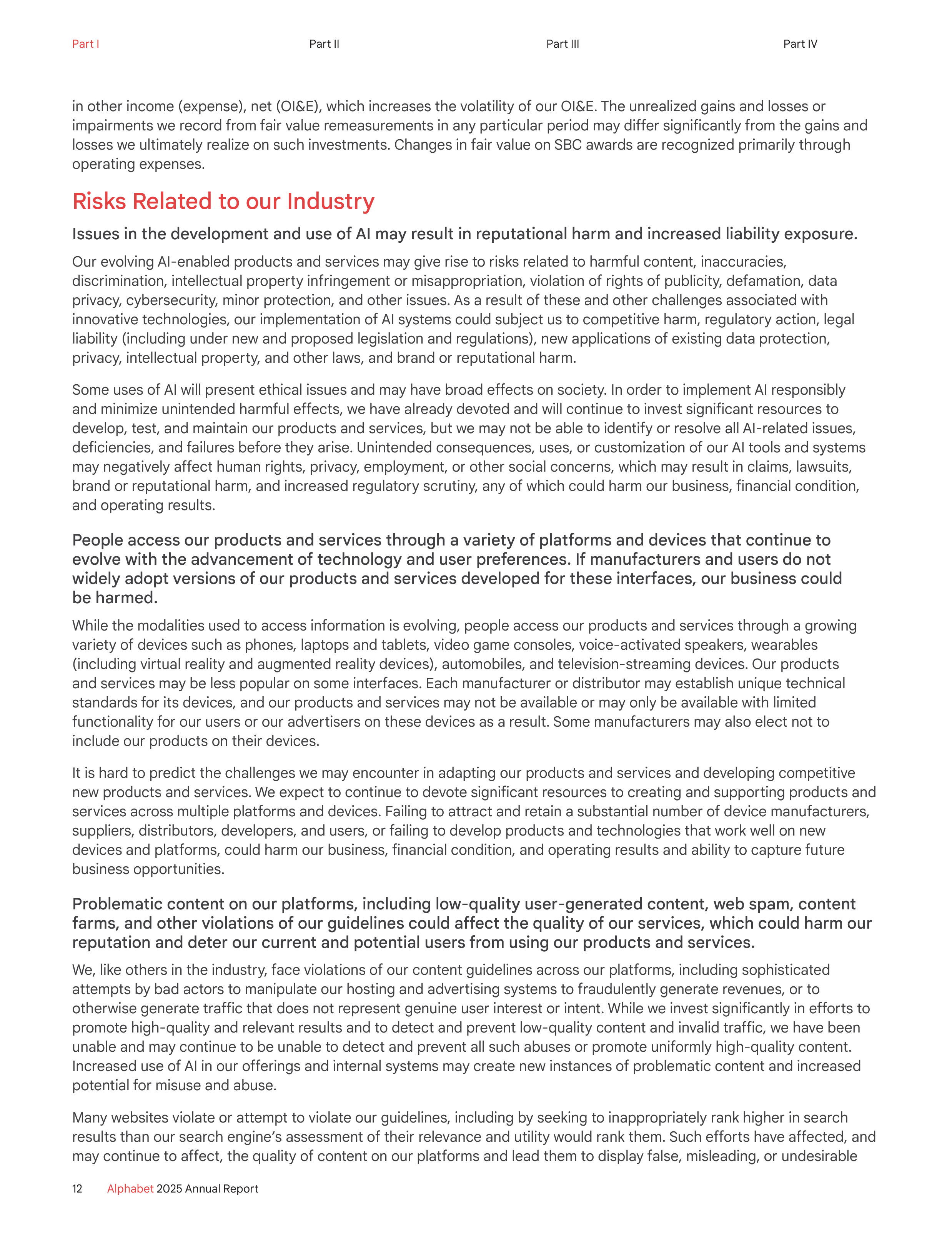 Alphabet Annual Report — page 20