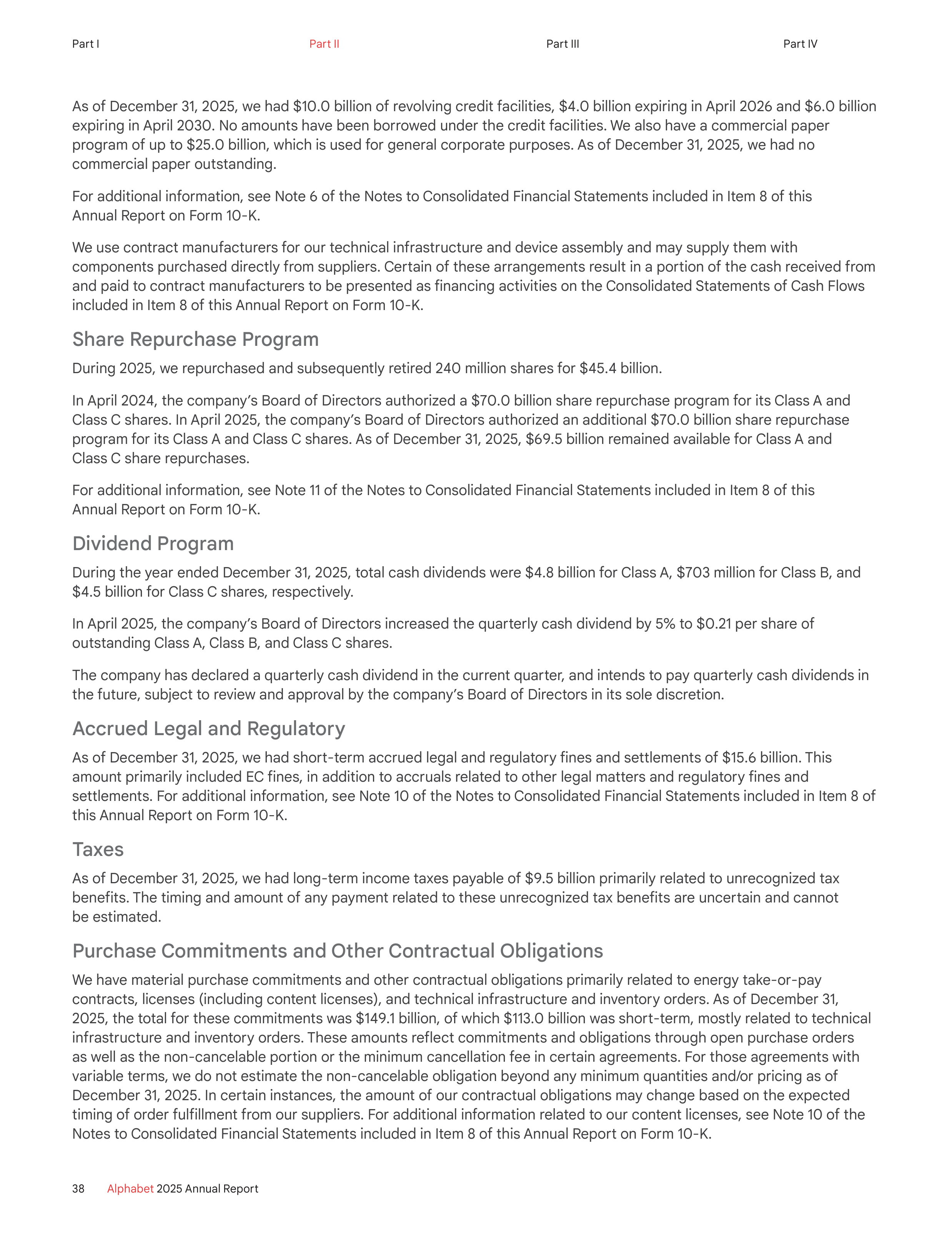 Alphabet Annual Report — page 46