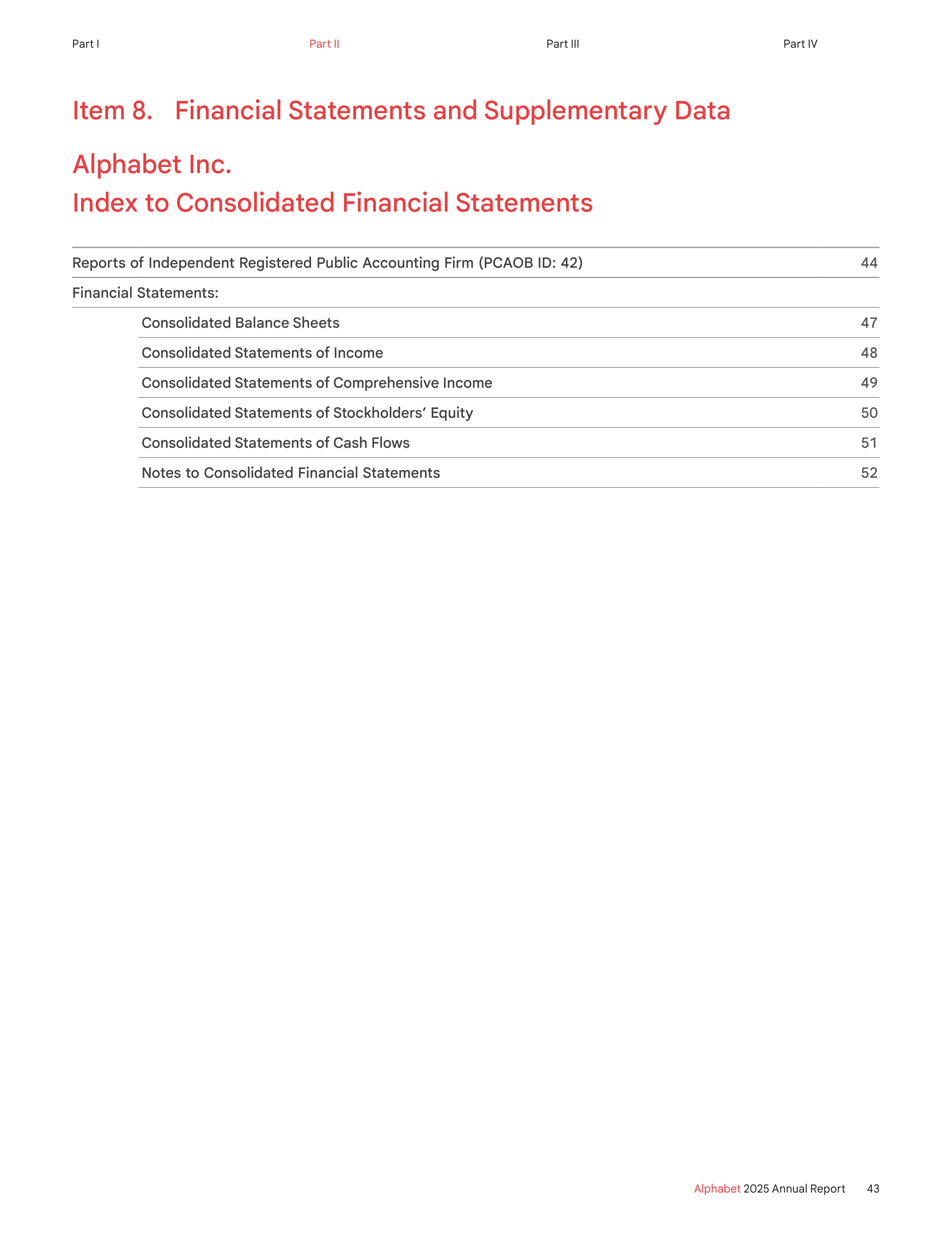 Alphabet Annual Report — page 51