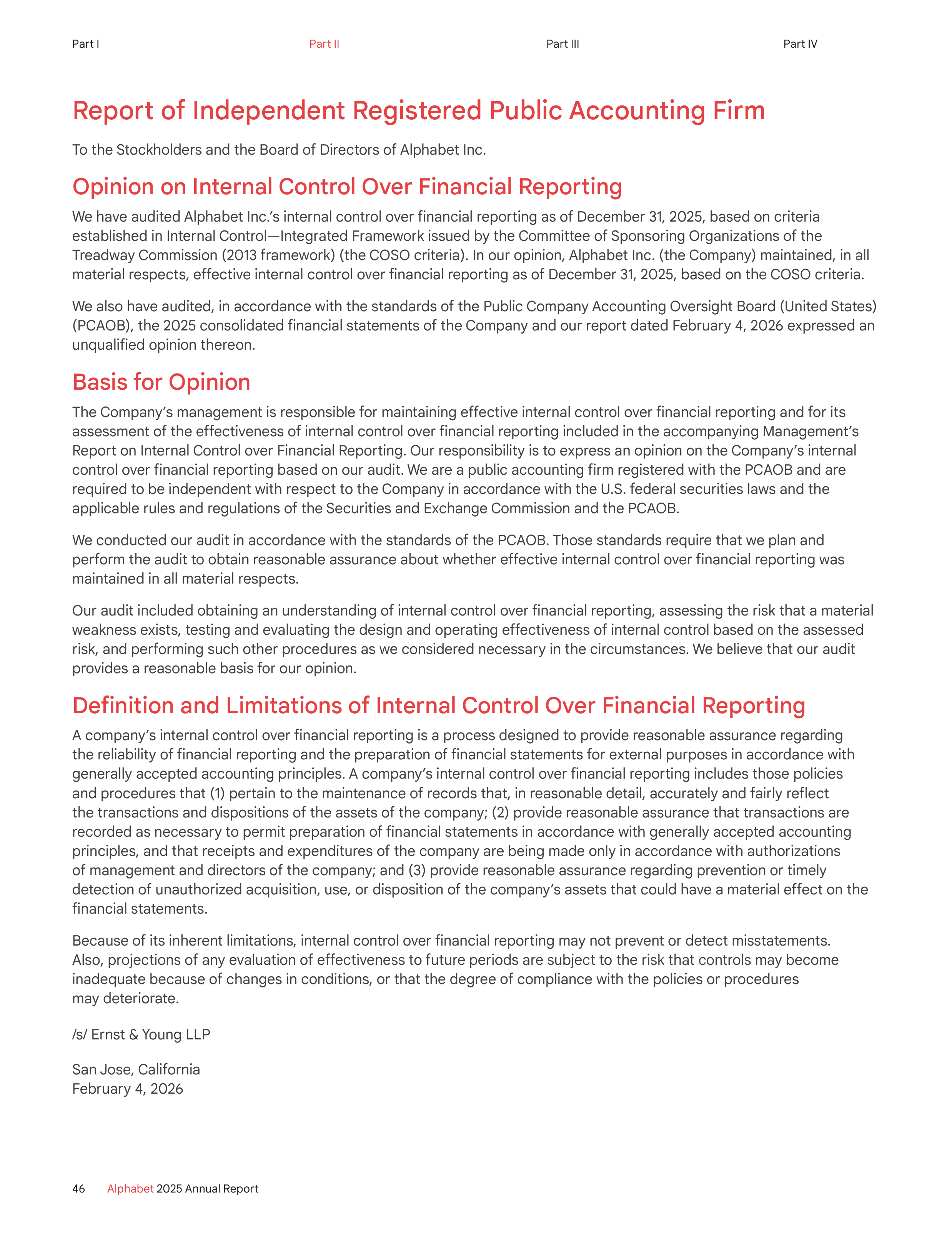 Alphabet Annual Report — page 54