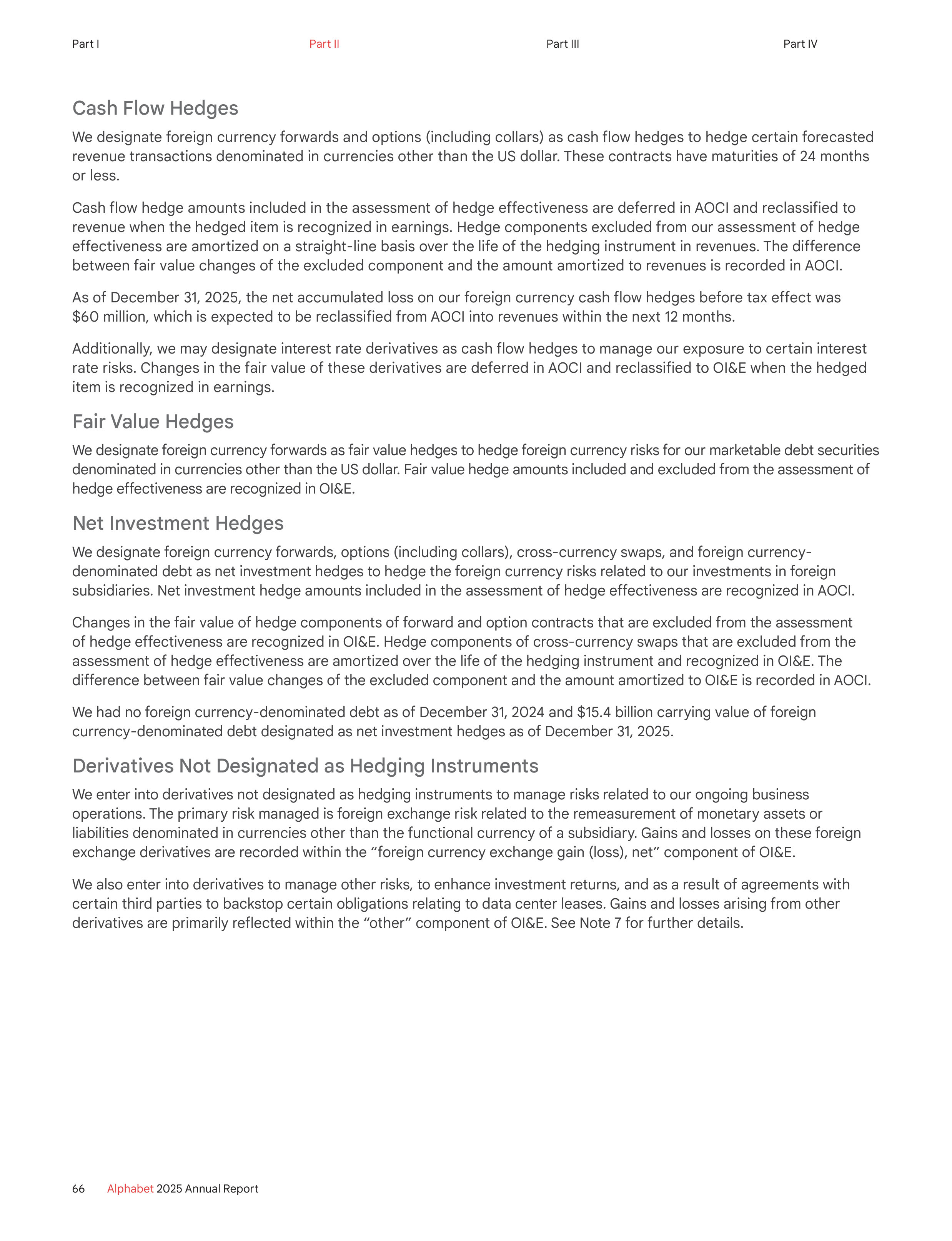 Alphabet Annual Report — page 74