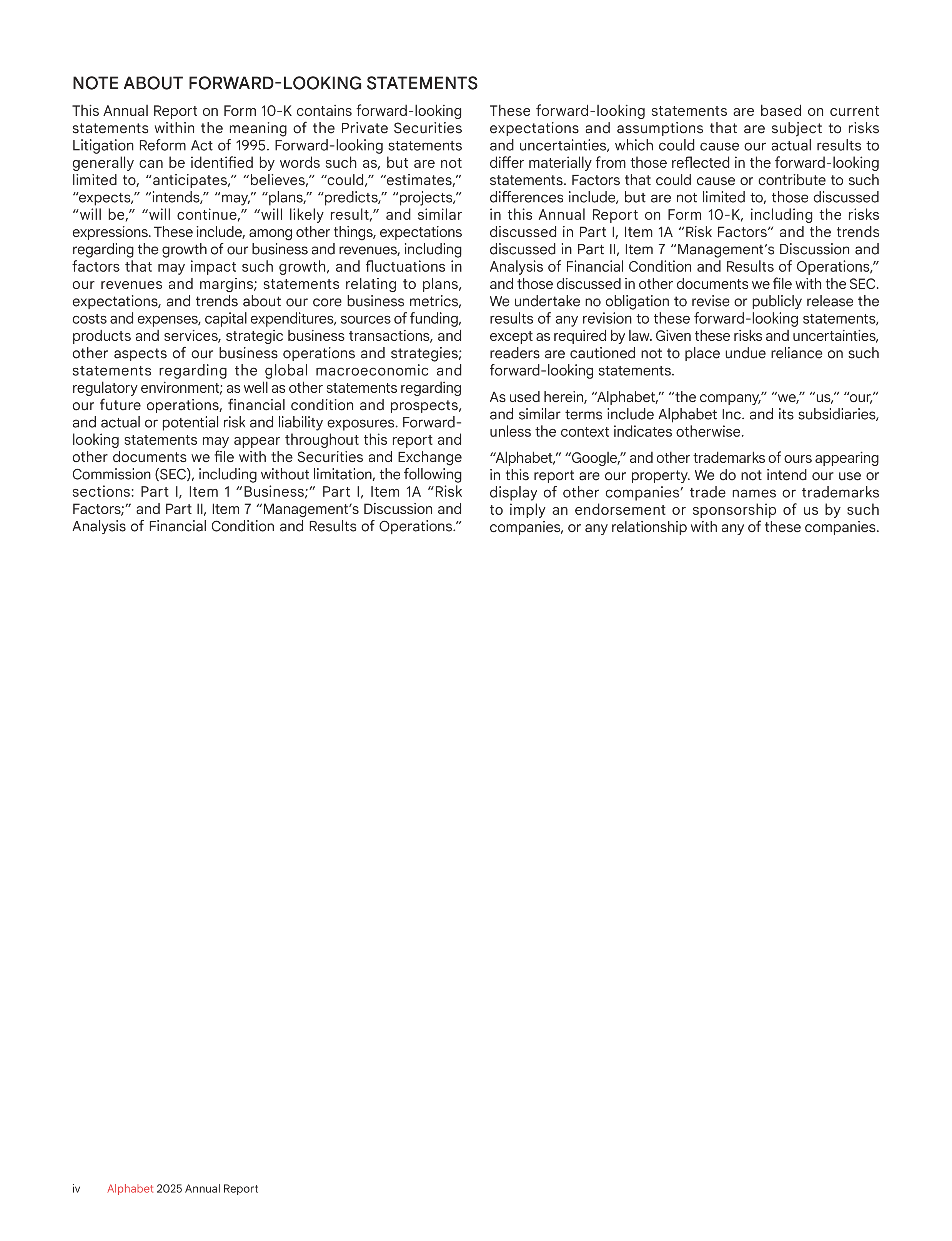 Alphabet Annual Report — page 8