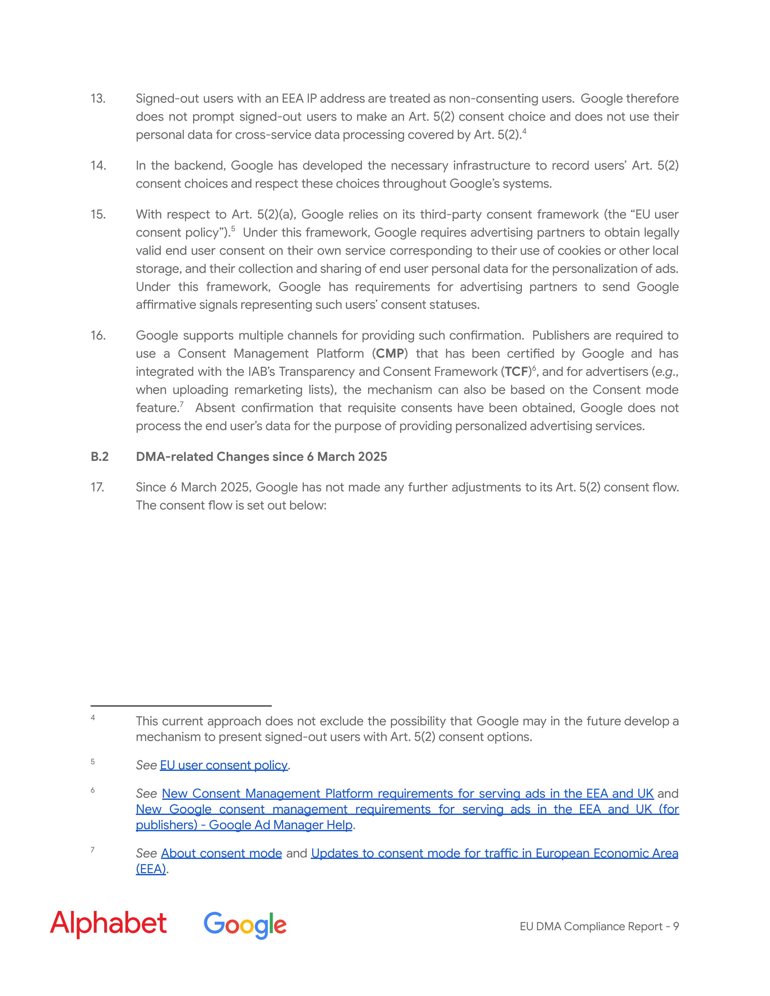 Alphabet DMA Compliance Report — page 10