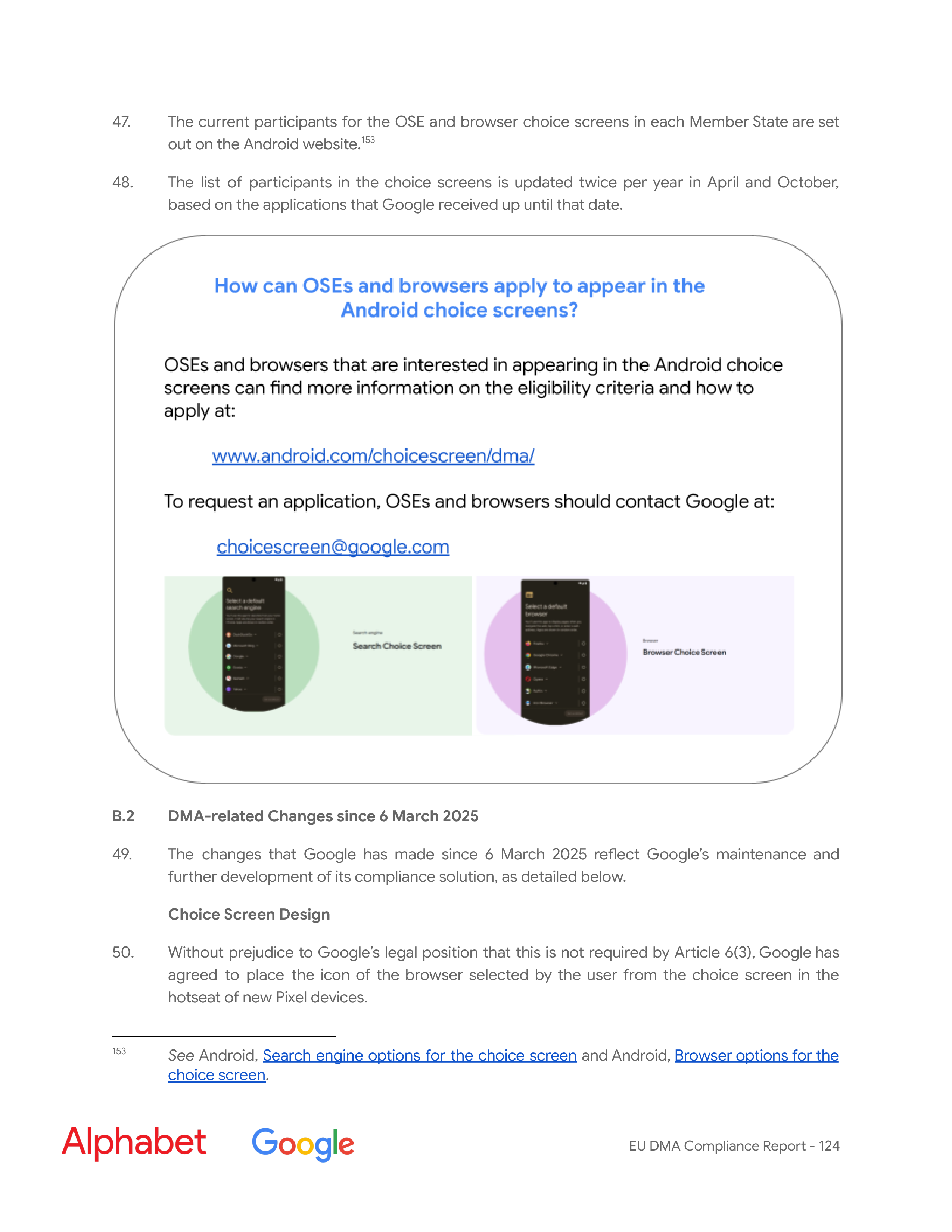 Alphabet DMA Compliance Report — page 125