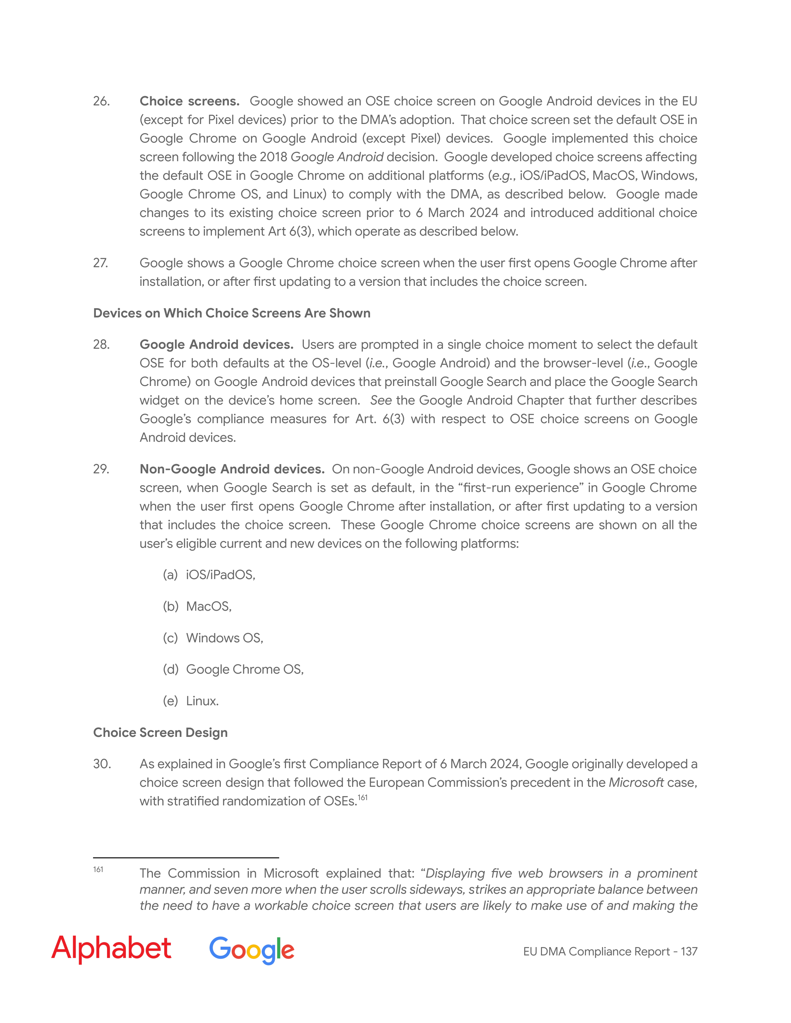 Alphabet DMA Compliance Report — page 138
