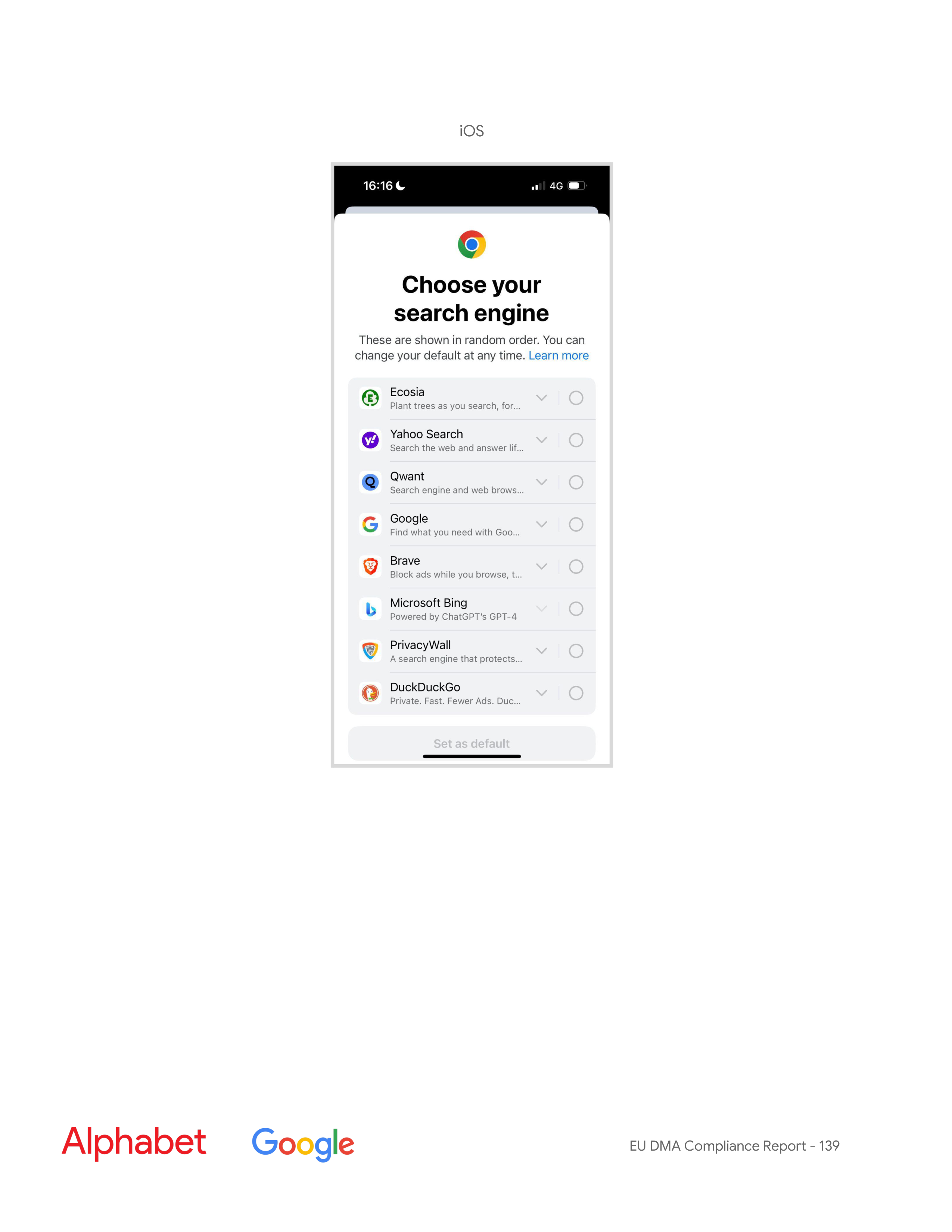 Alphabet DMA Compliance Report — page 140
