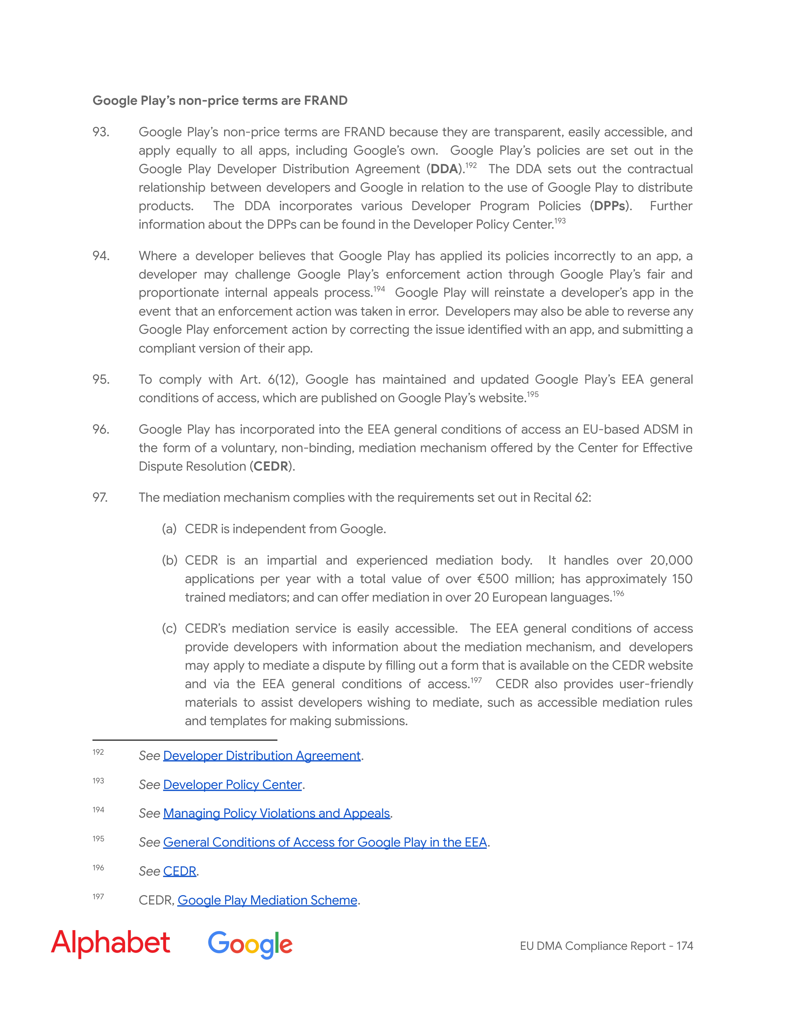 Alphabet DMA Compliance Report — page 175