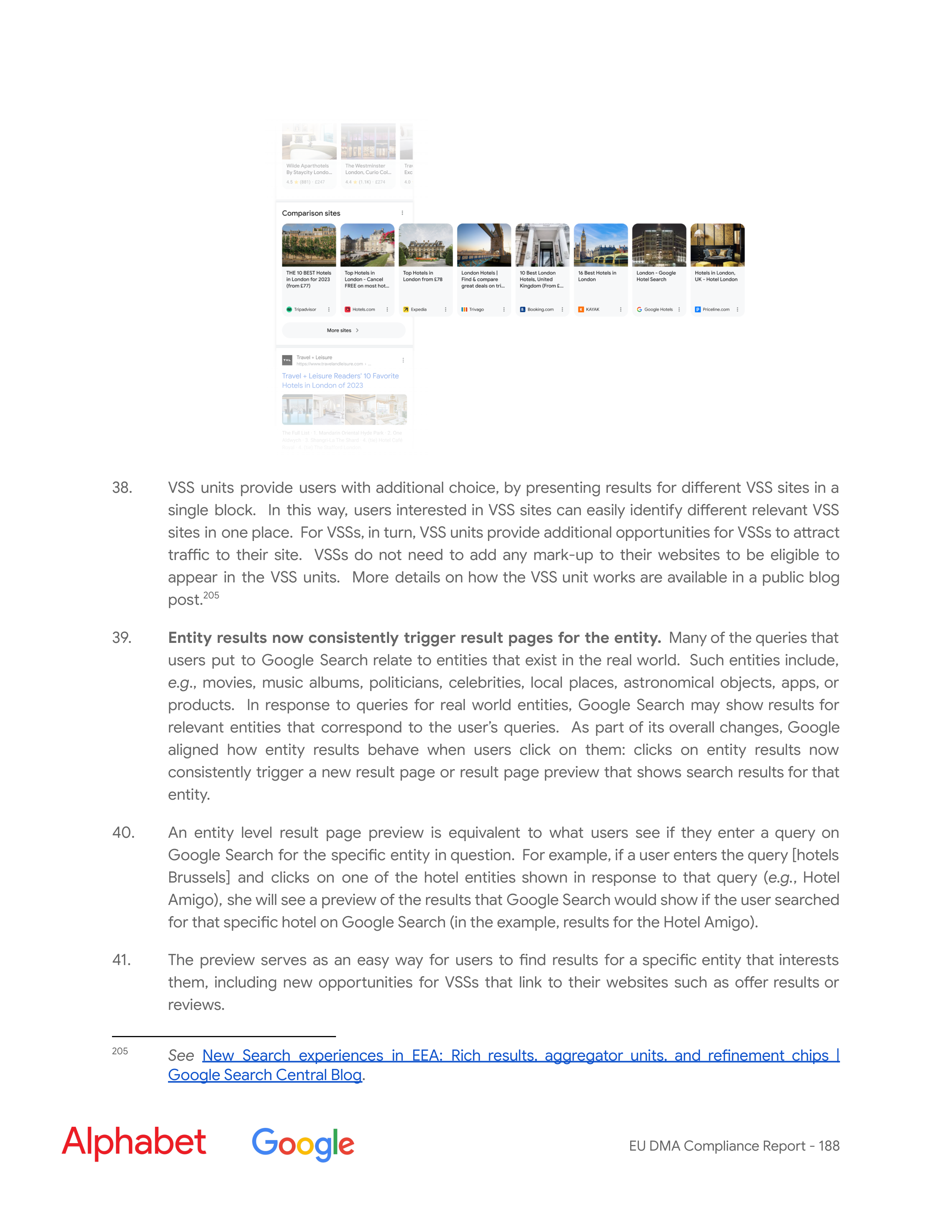 Alphabet DMA Compliance Report — page 189