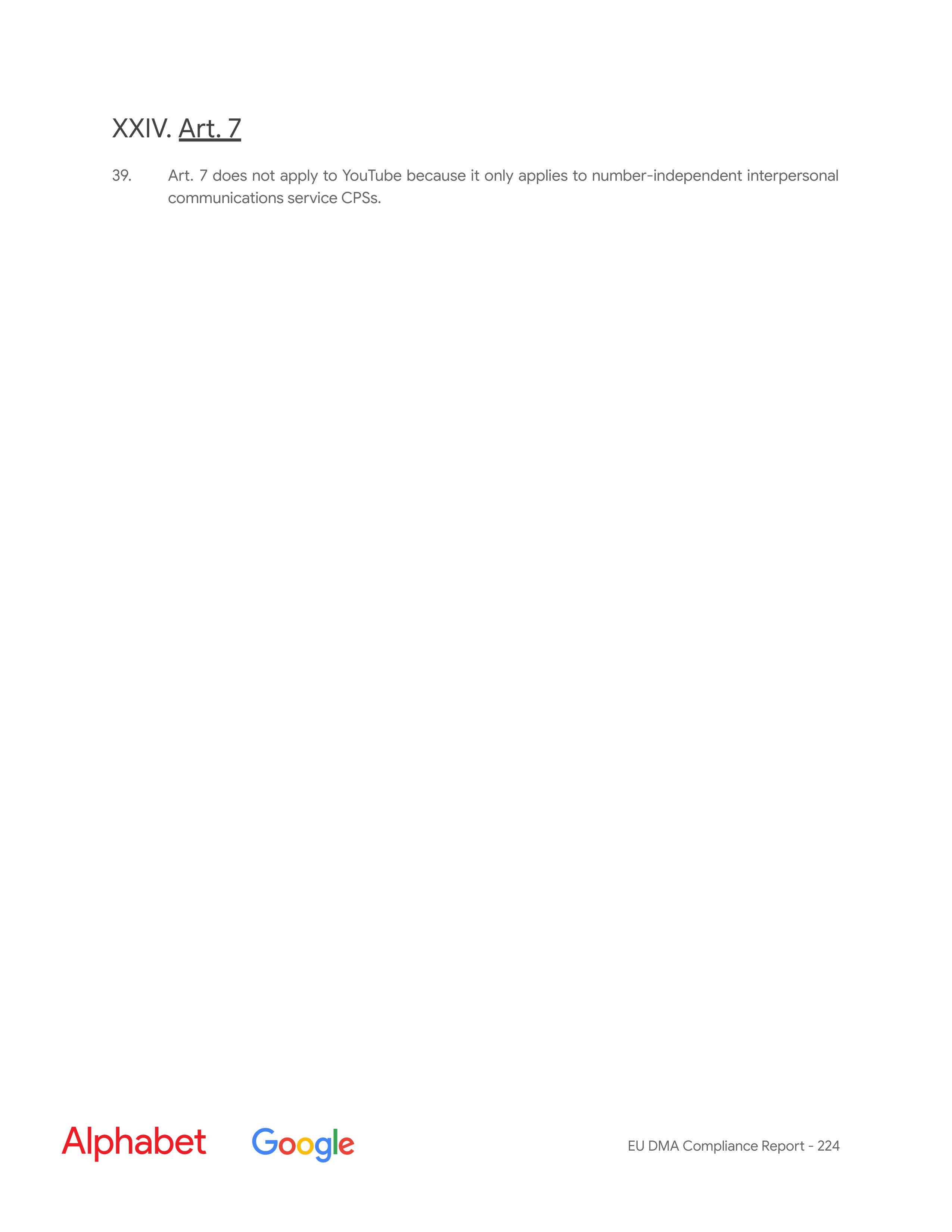 Alphabet DMA Compliance Report — page 225