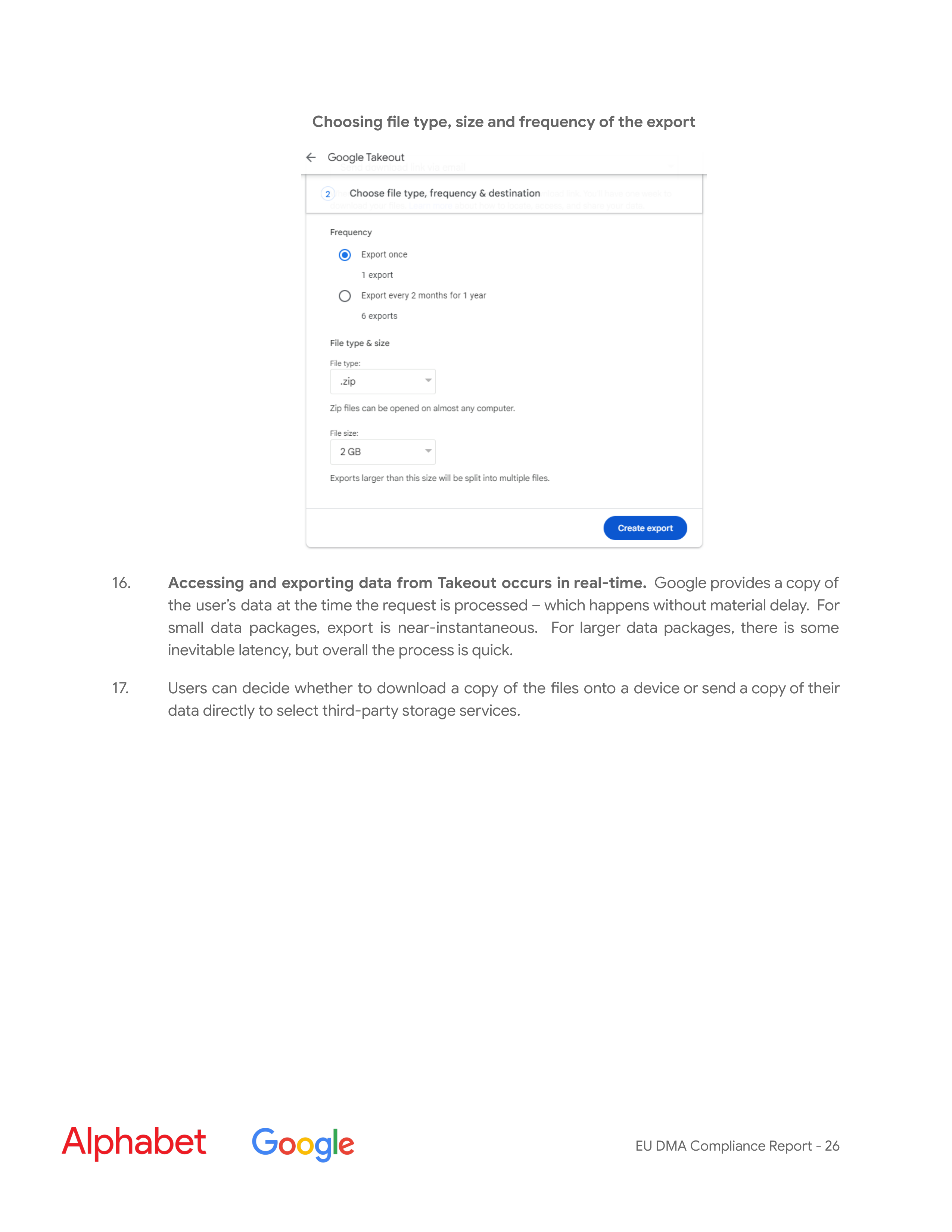 Alphabet DMA Compliance Report — page 27