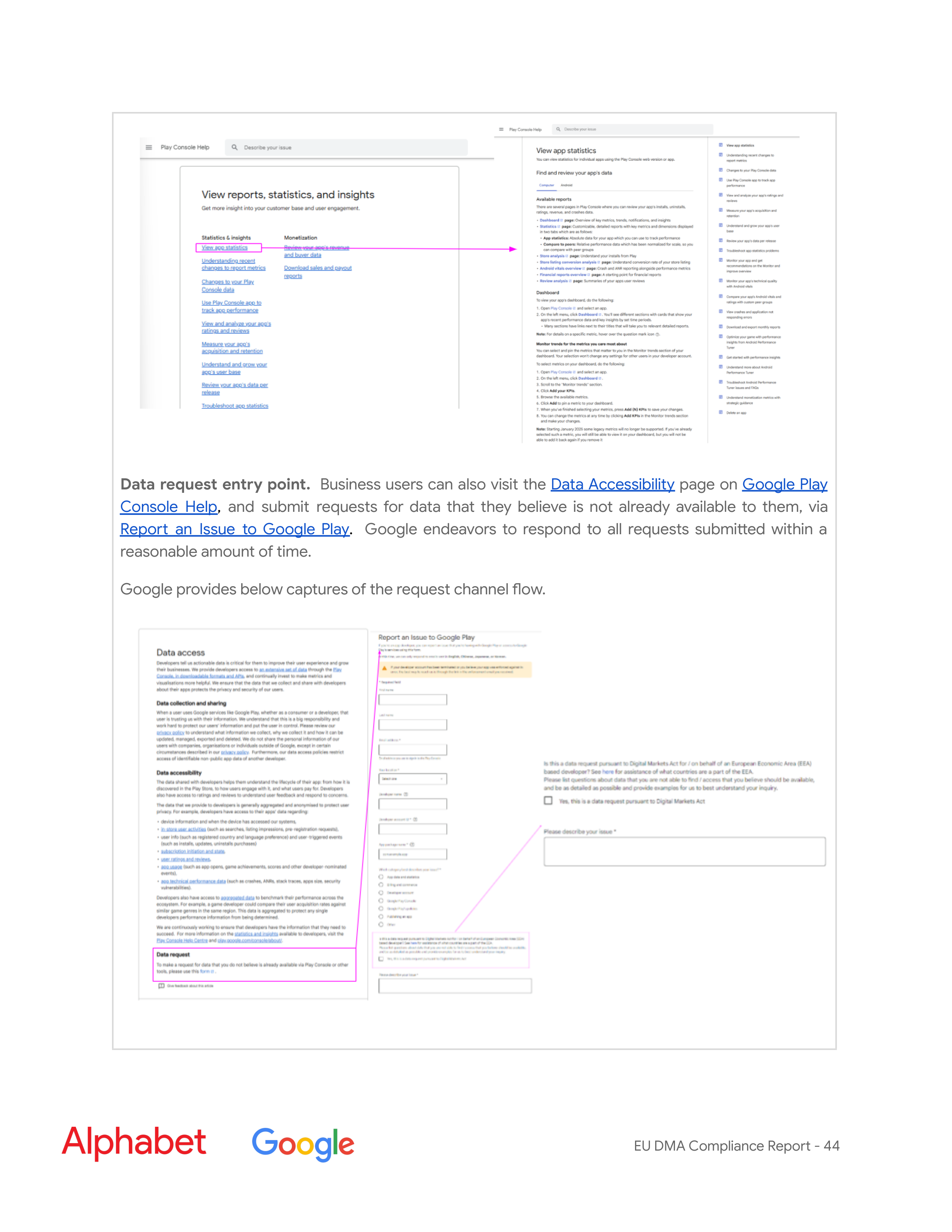 Alphabet DMA Compliance Report — page 45