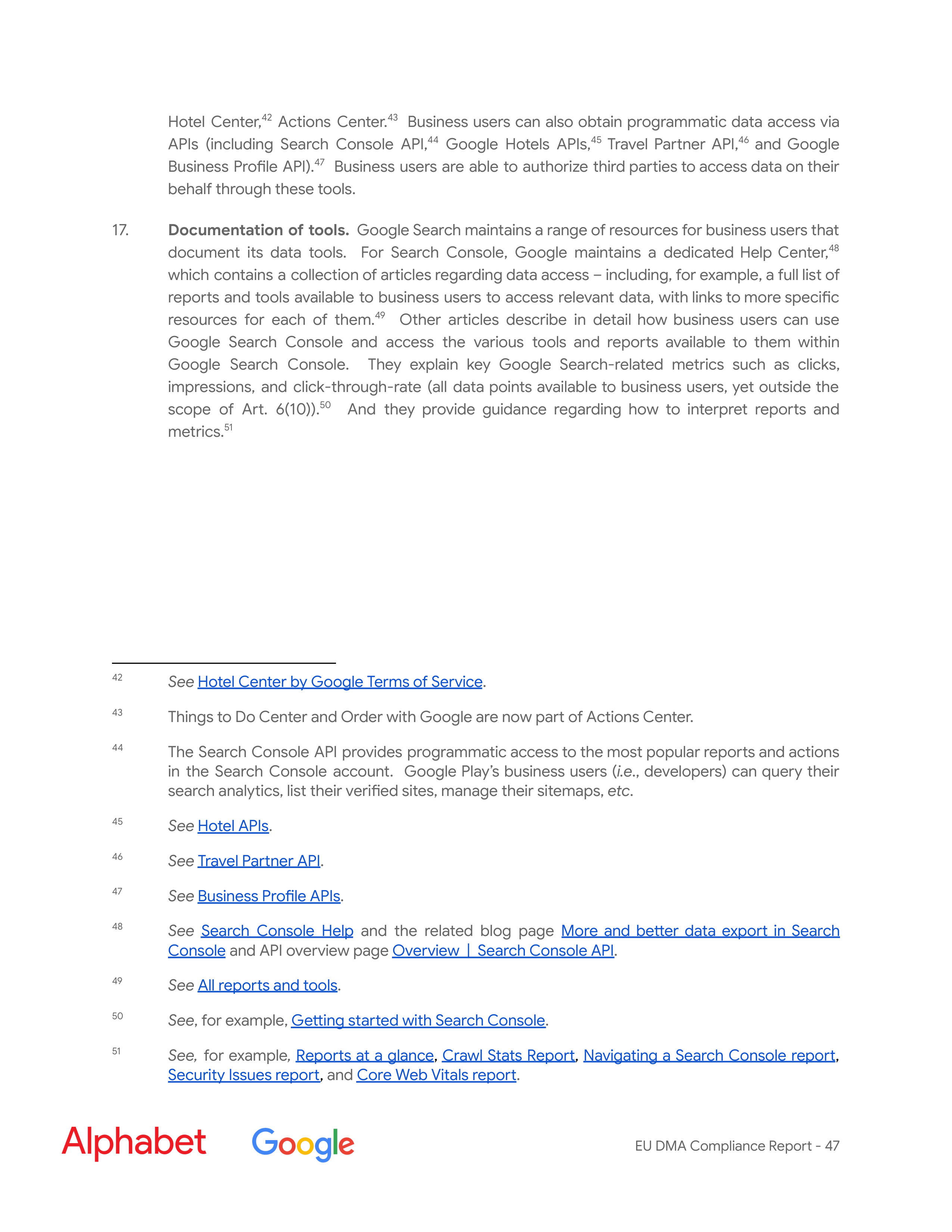 Alphabet DMA Compliance Report — page 48