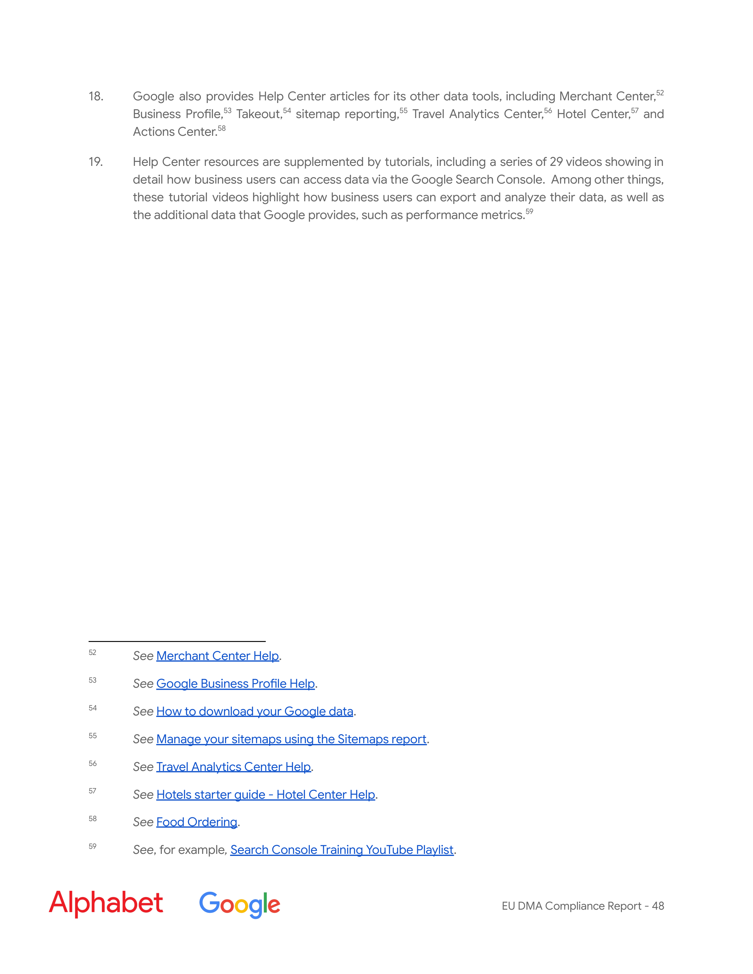 Alphabet DMA Compliance Report — page 49