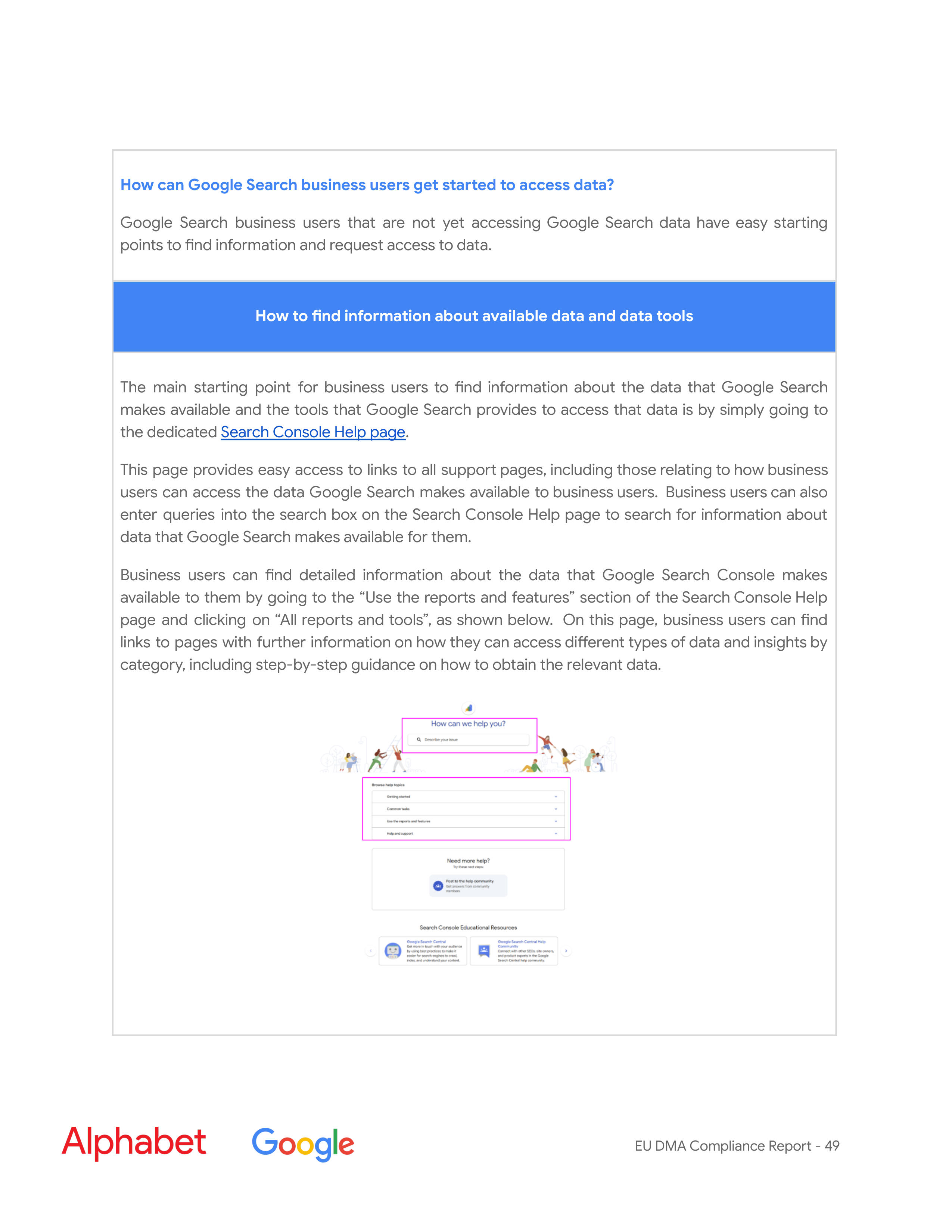 Alphabet DMA Compliance Report — page 50