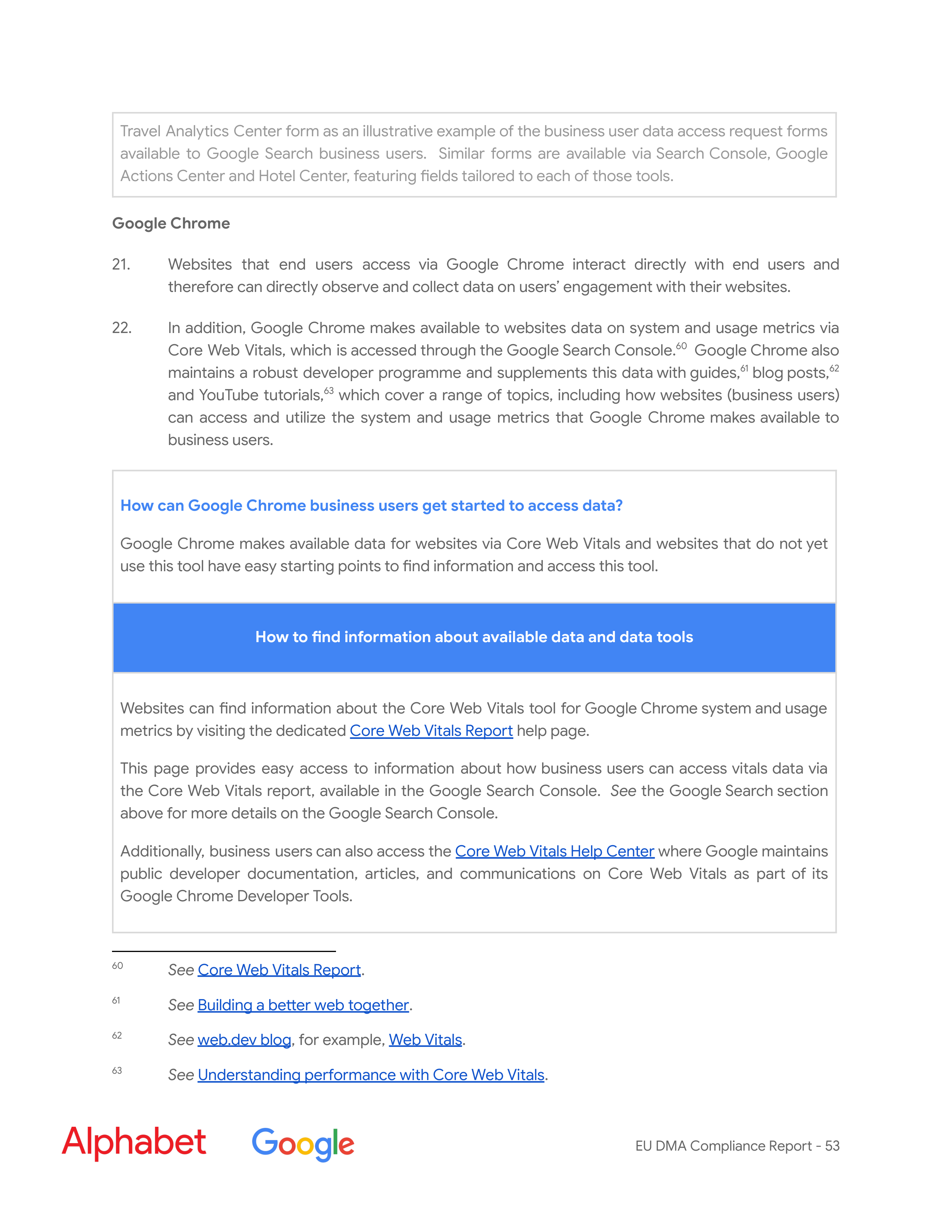 Alphabet DMA Compliance Report — page 54