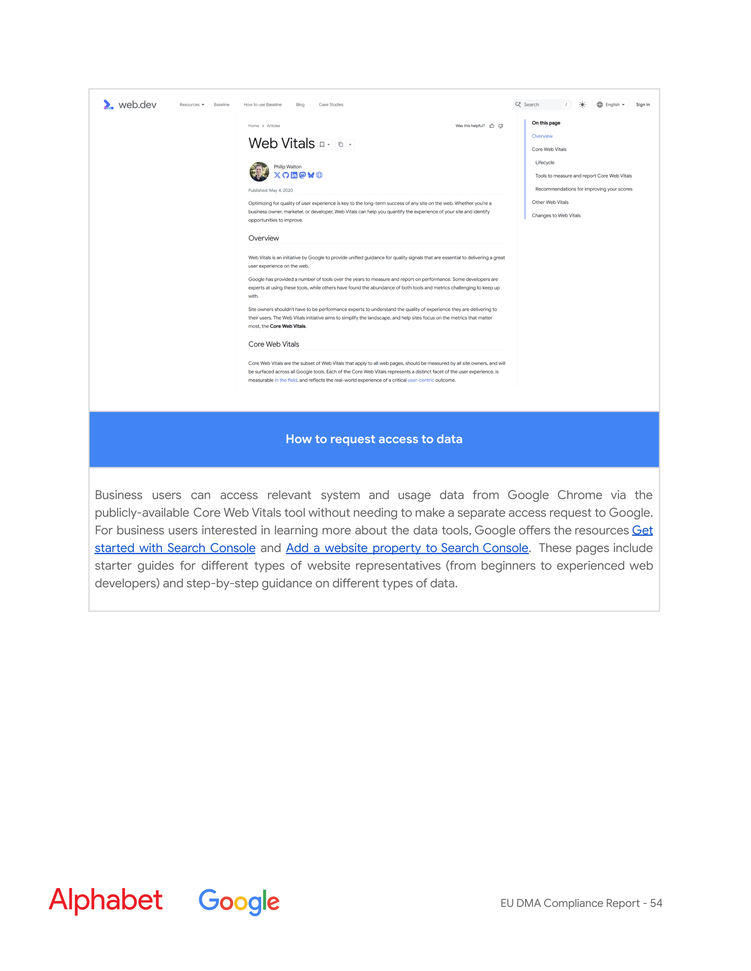 Alphabet DMA Compliance Report — page 55