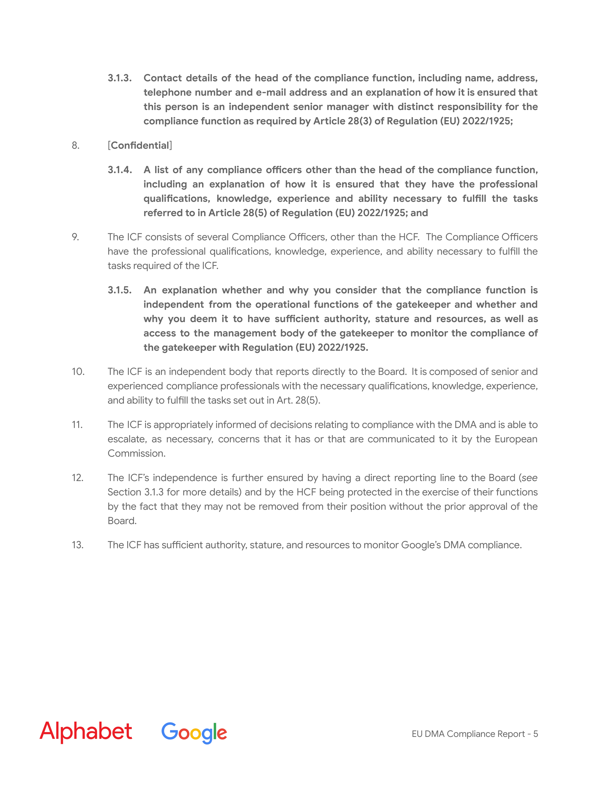 Alphabet DMA Compliance Report — page 6