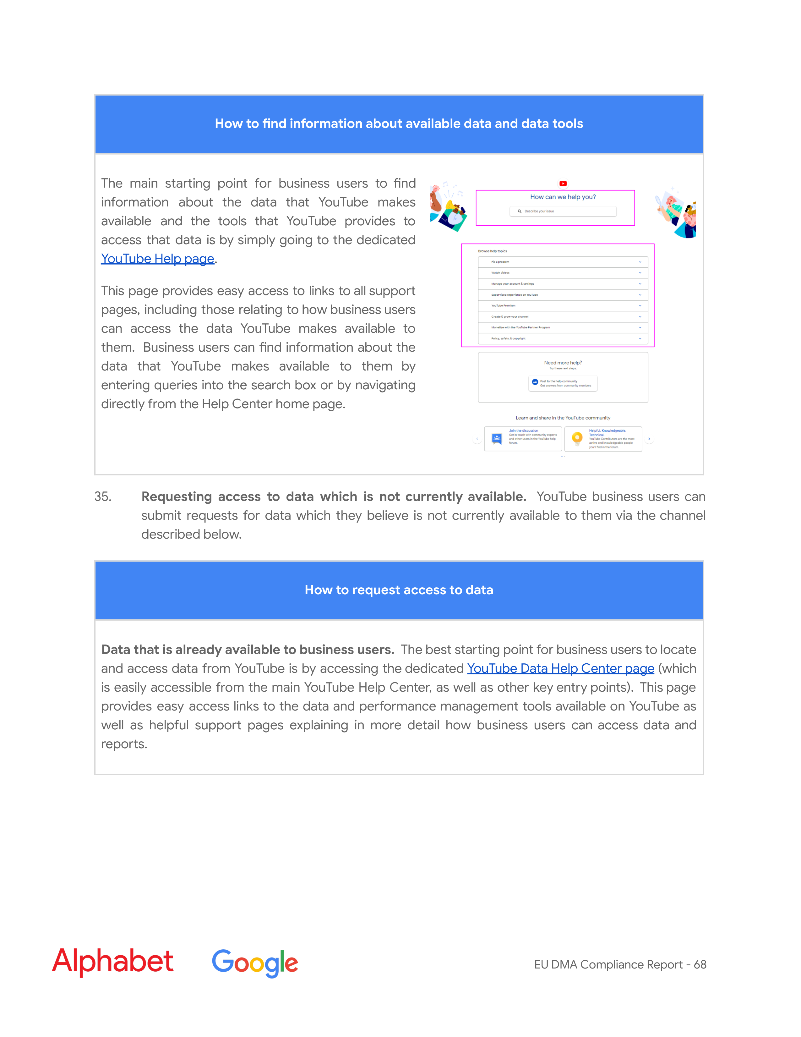 Alphabet DMA Compliance Report — page 69
