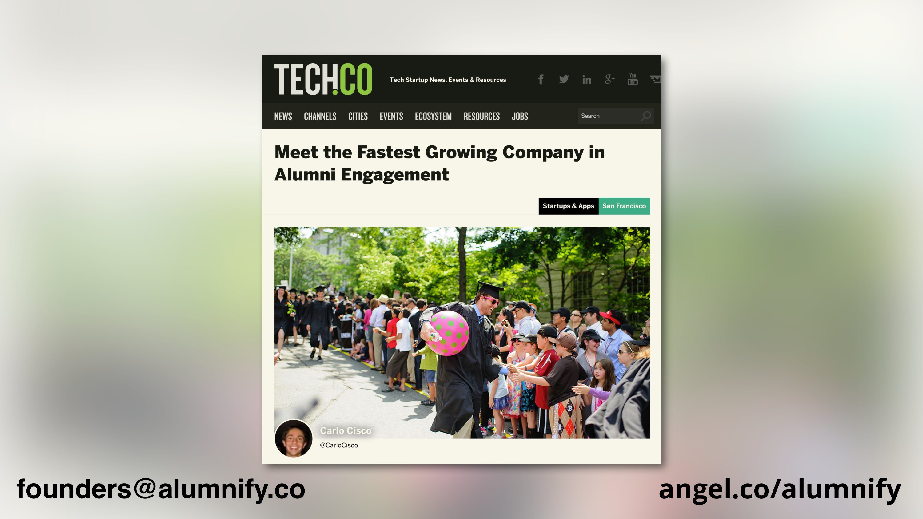 Alumnify Pitch Deck — page 9