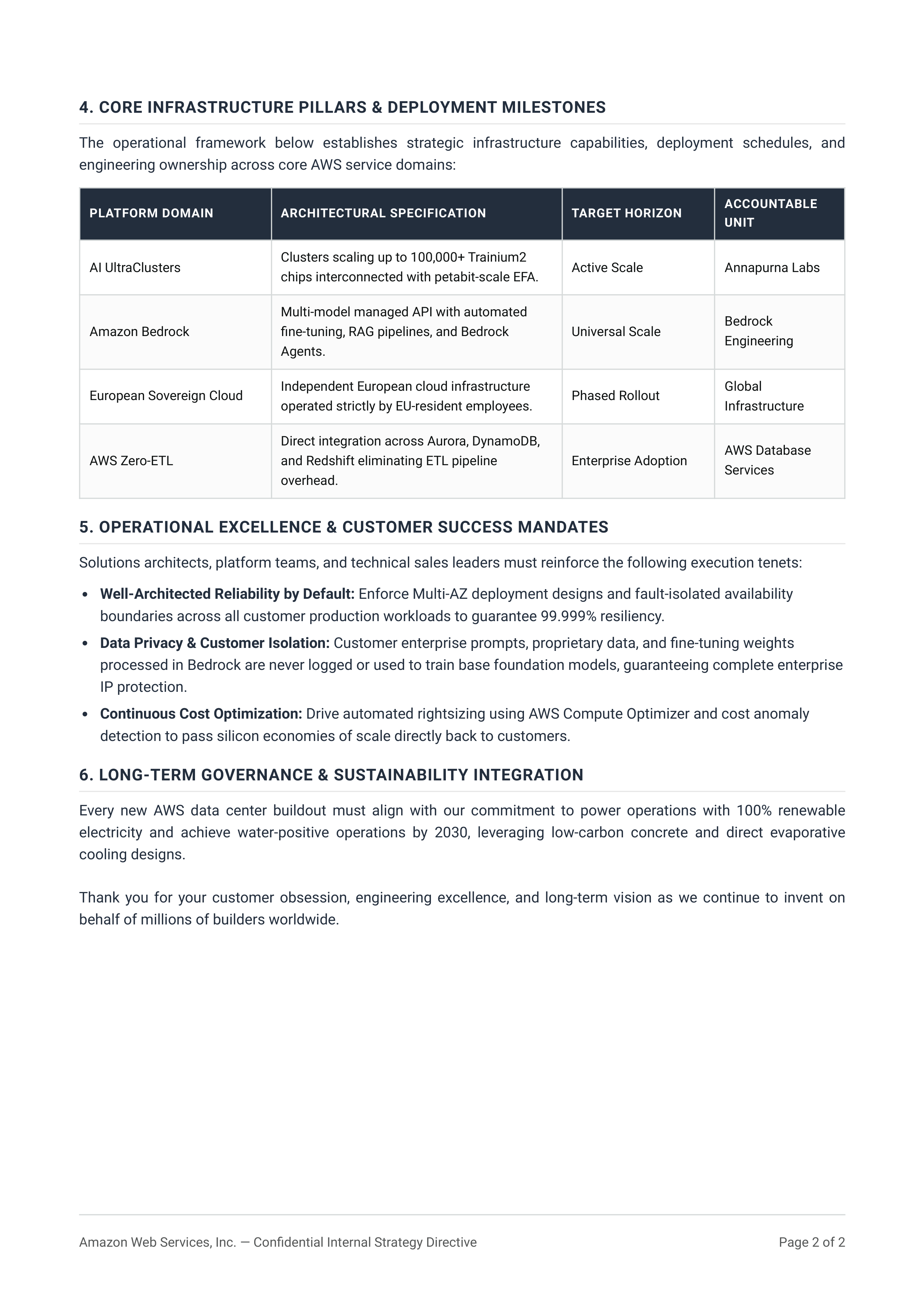 Amazon AWS Platform Strategy Memo — page 2