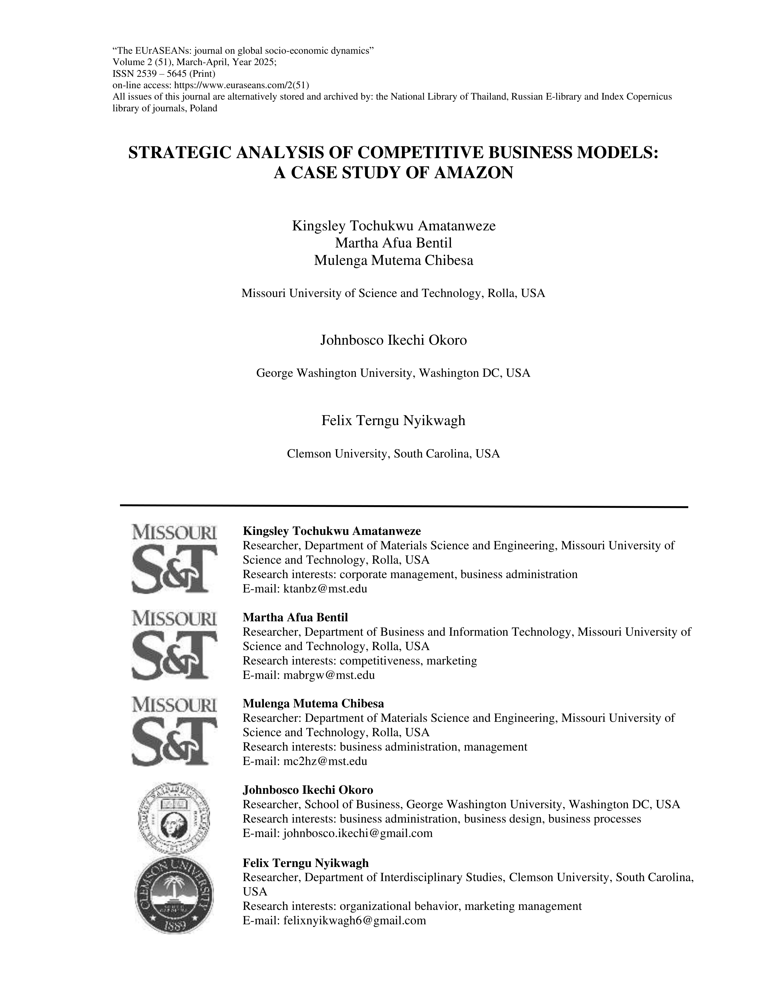 Amazon Case Study — page 1