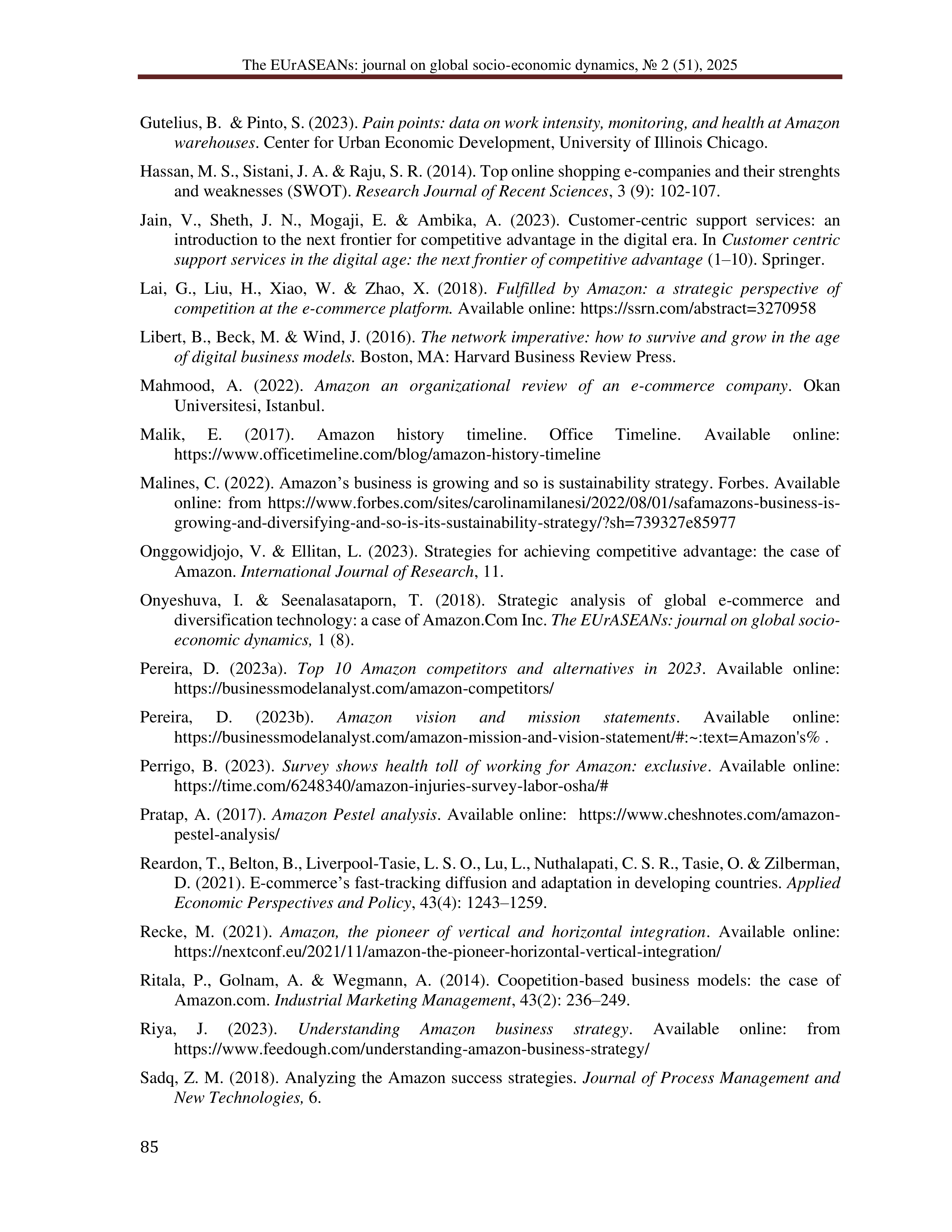 Amazon Case Study — page 18
