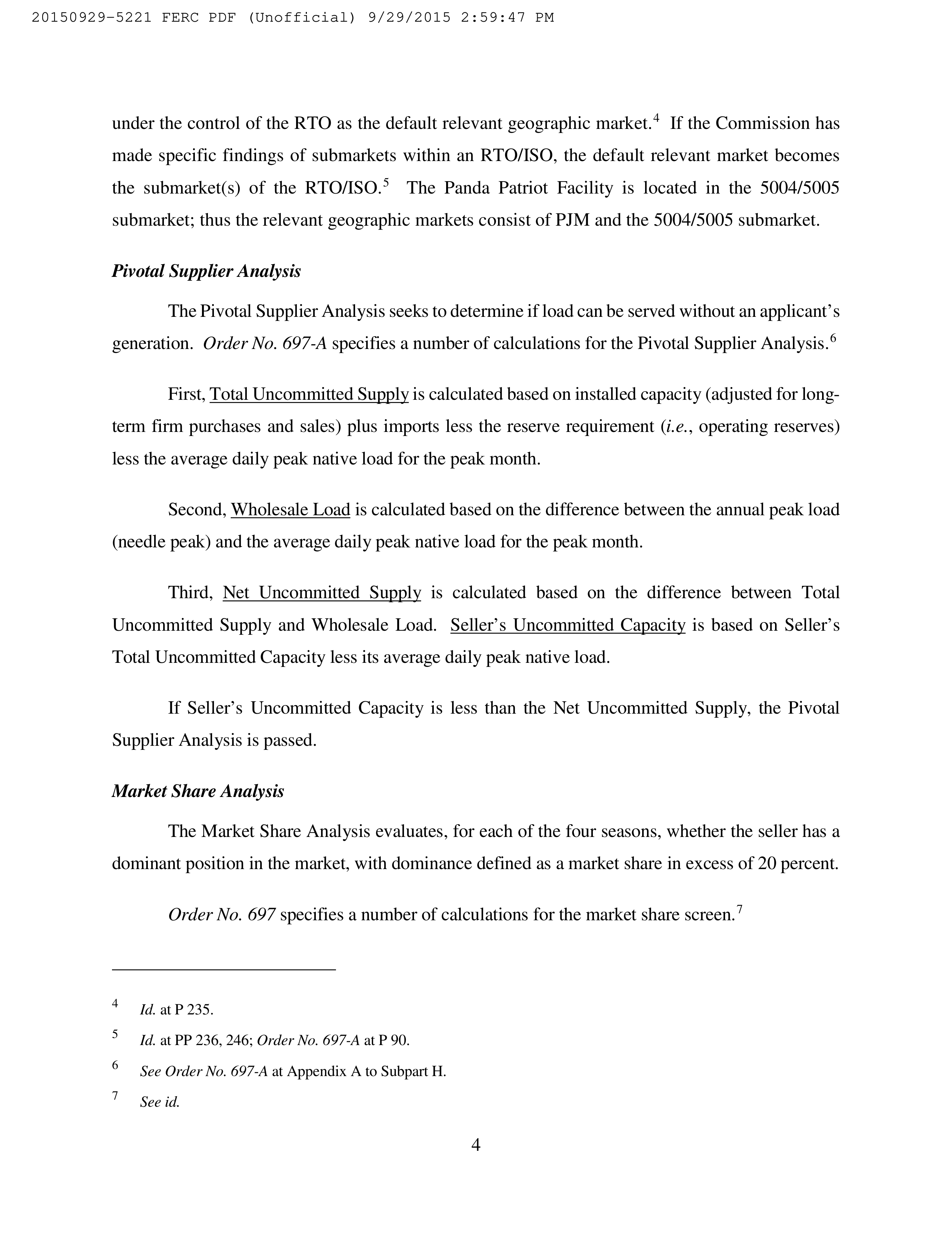 Amazon Energy LLC Notice of Change in Status — page 12