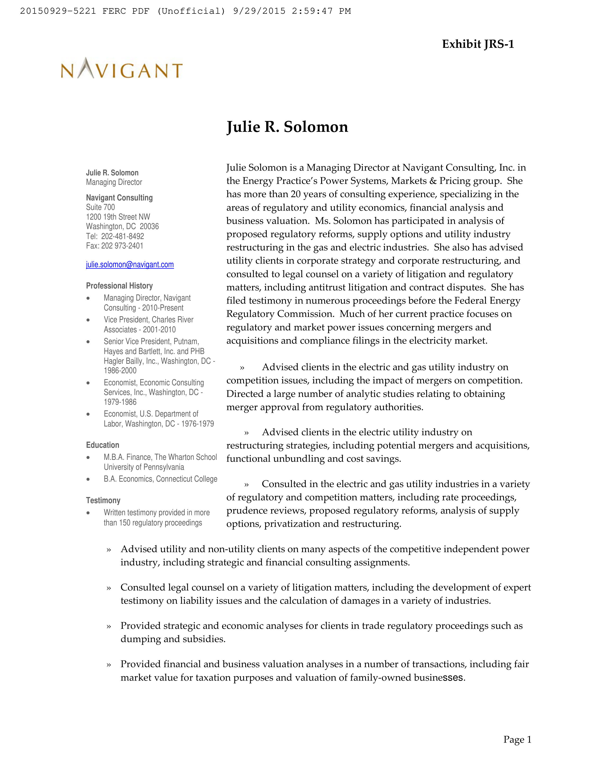 Amazon Energy LLC Notice of Change in Status — page 19