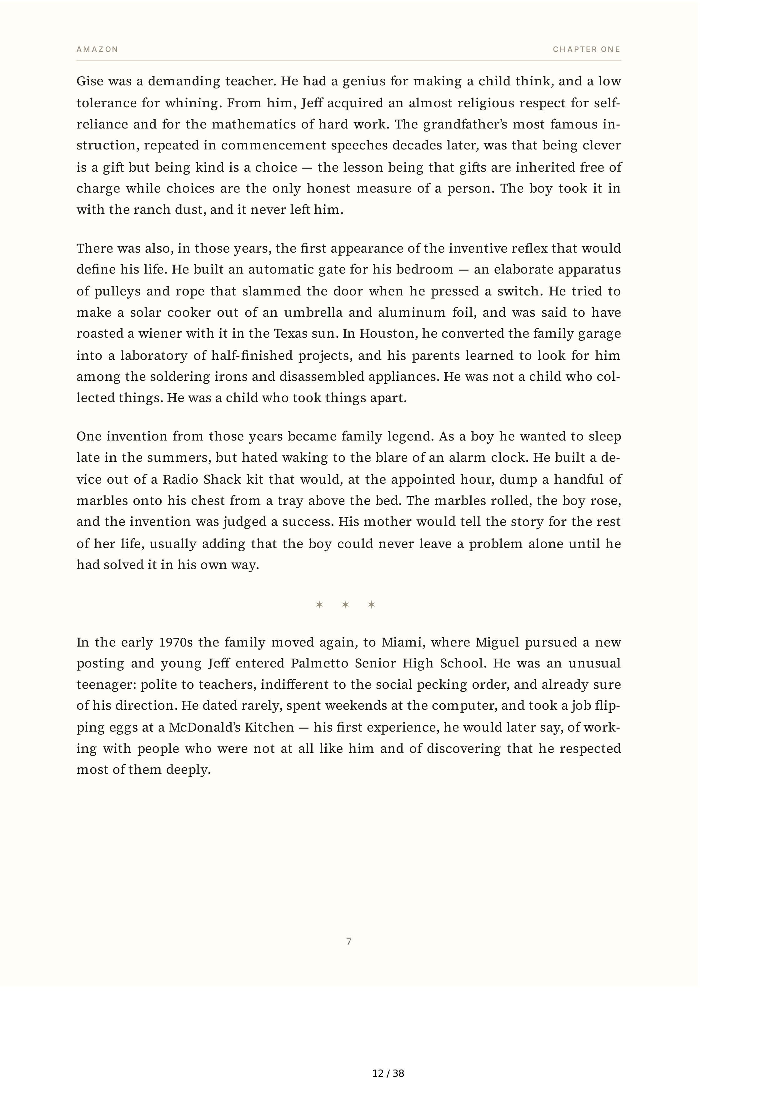 Amazon Jeff Bezos and the Invention of a Global Empire Biography — page 12