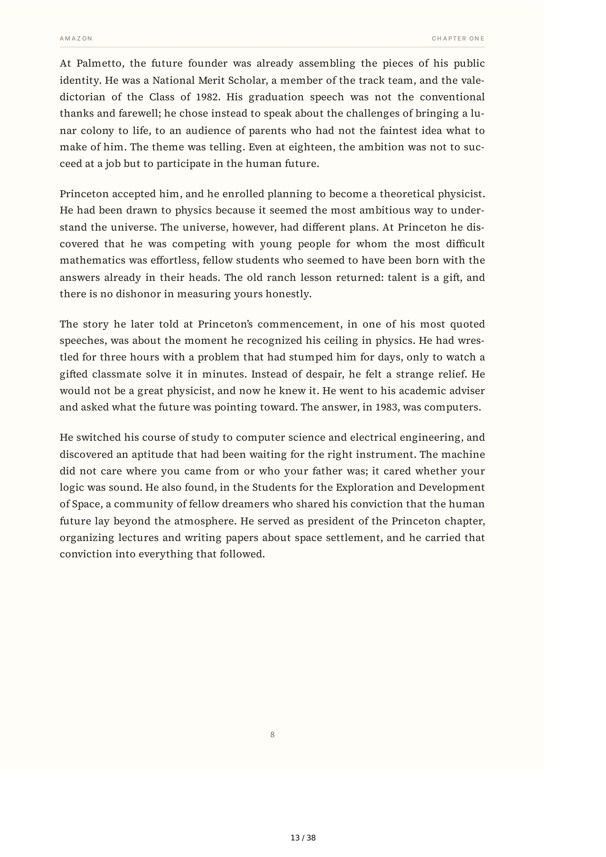 Amazon Jeff Bezos and the Invention of a Global Empire Biography — page 13