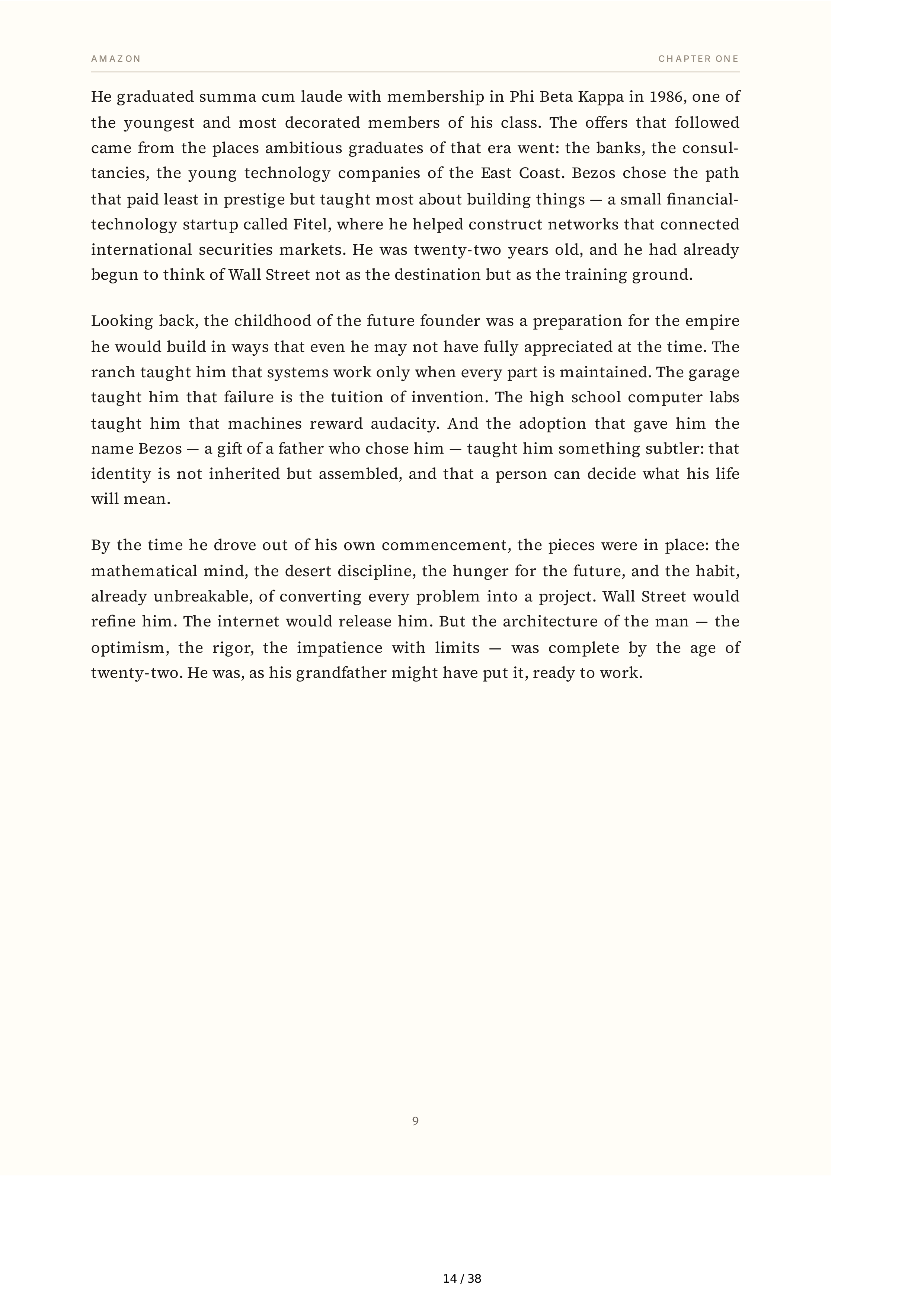 Amazon Jeff Bezos and the Invention of a Global Empire Biography — page 14