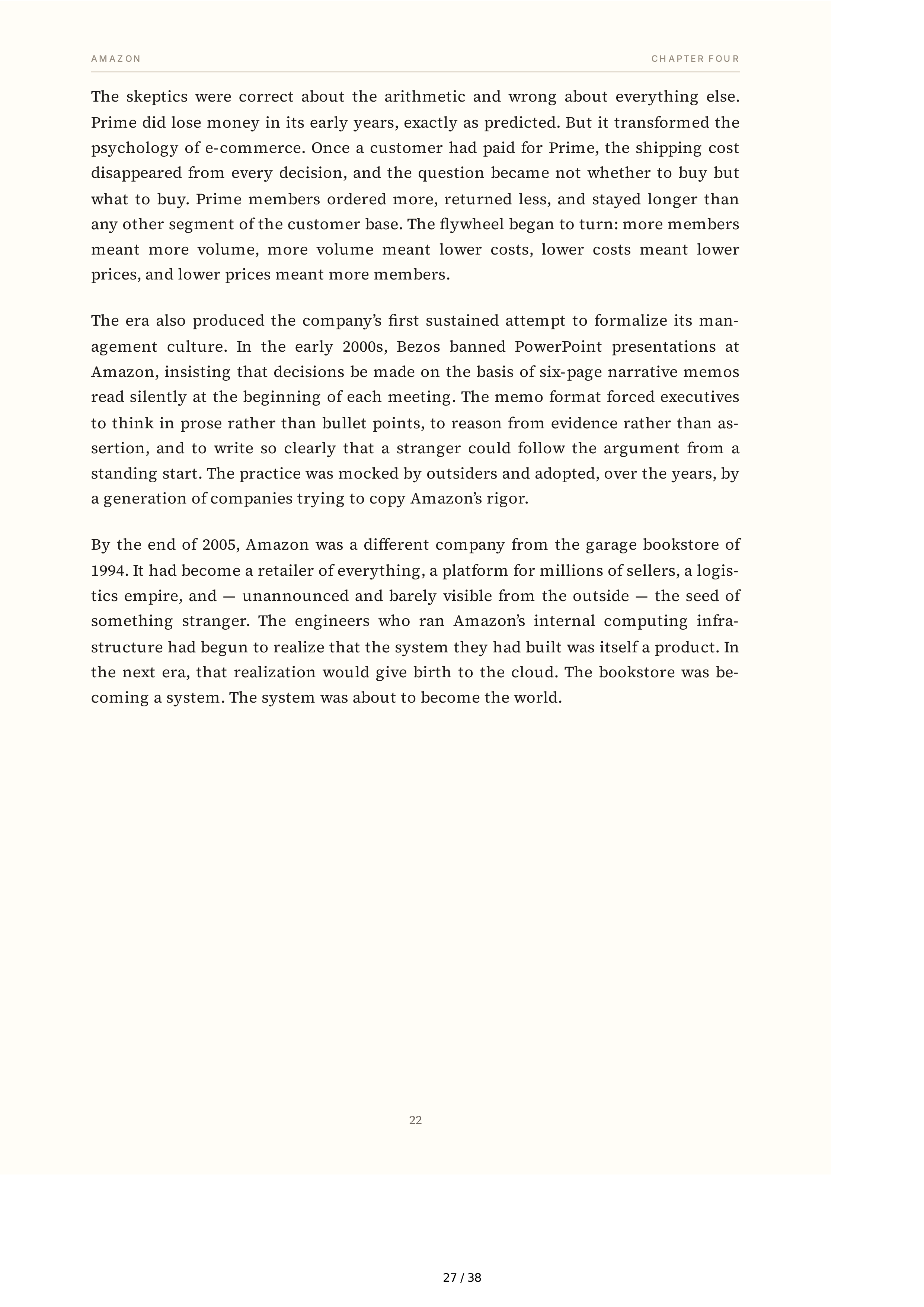 Amazon Jeff Bezos and the Invention of a Global Empire Biography — page 27