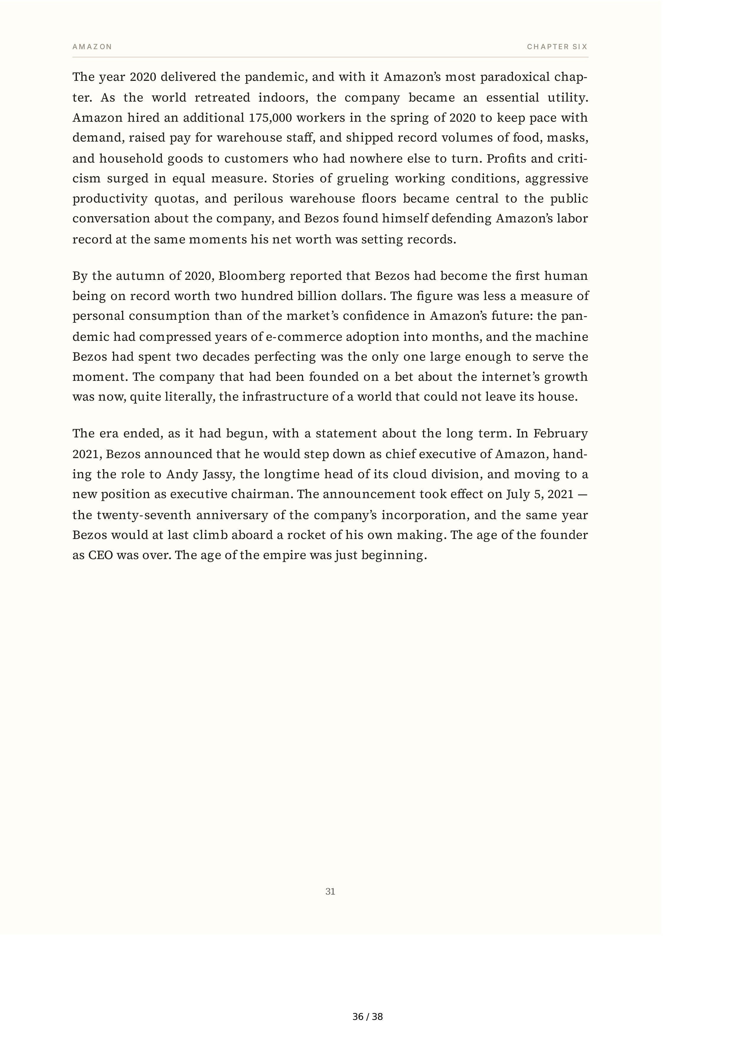 Amazon Jeff Bezos and the Invention of a Global Empire Biography — page 36