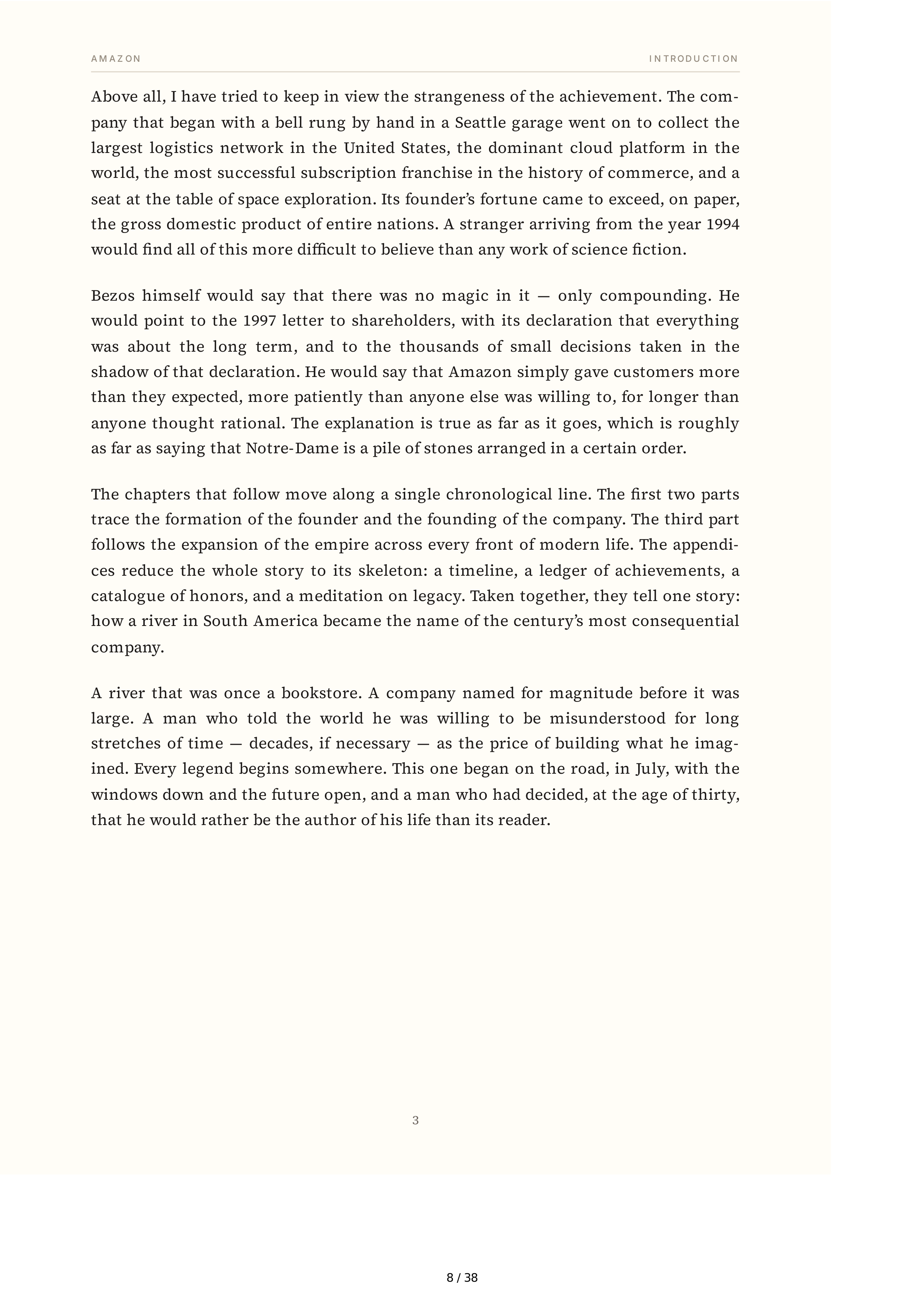 Amazon Jeff Bezos and the Invention of a Global Empire Biography — page 8