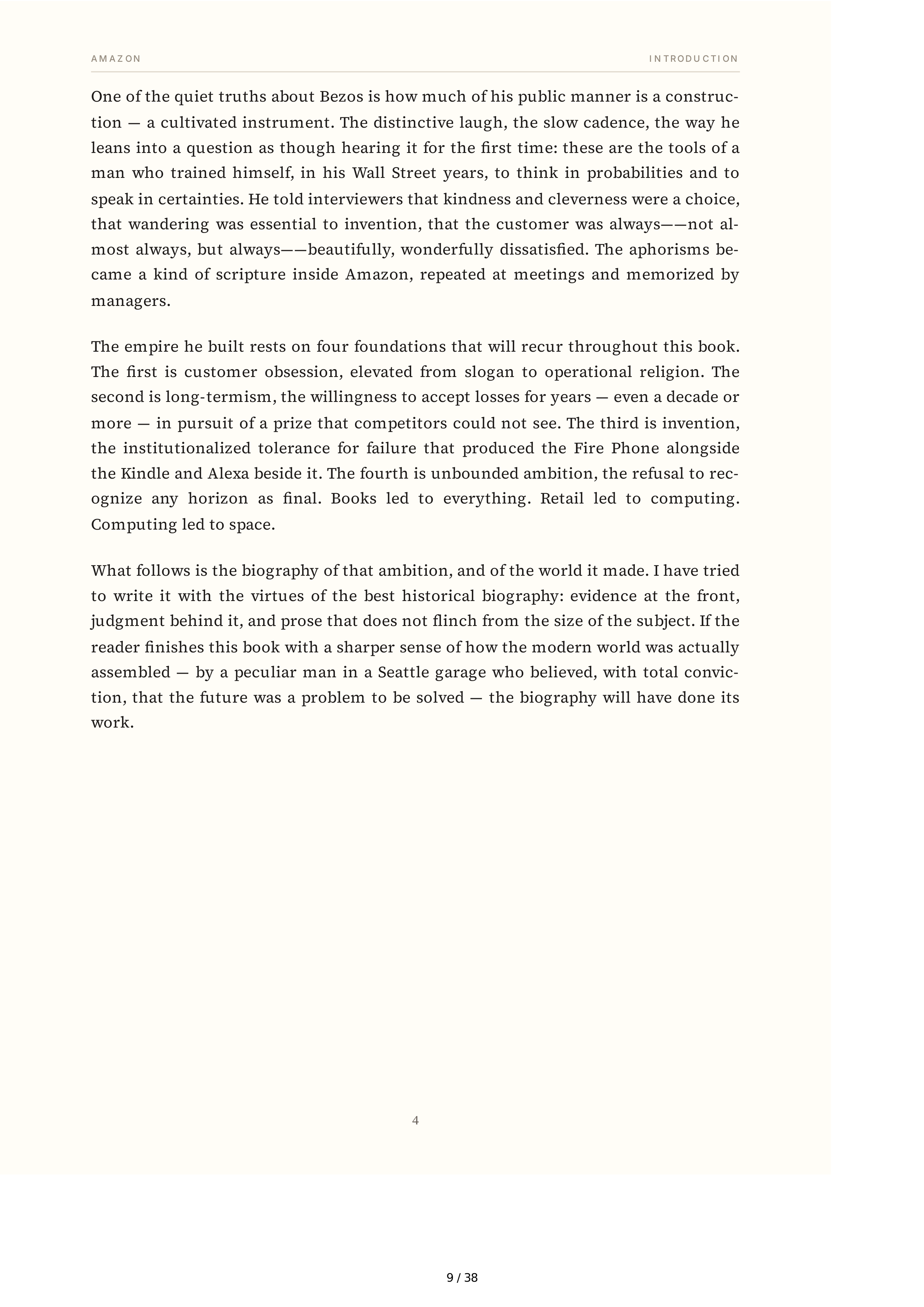 Amazon Jeff Bezos and the Invention of a Global Empire Biography — page 9