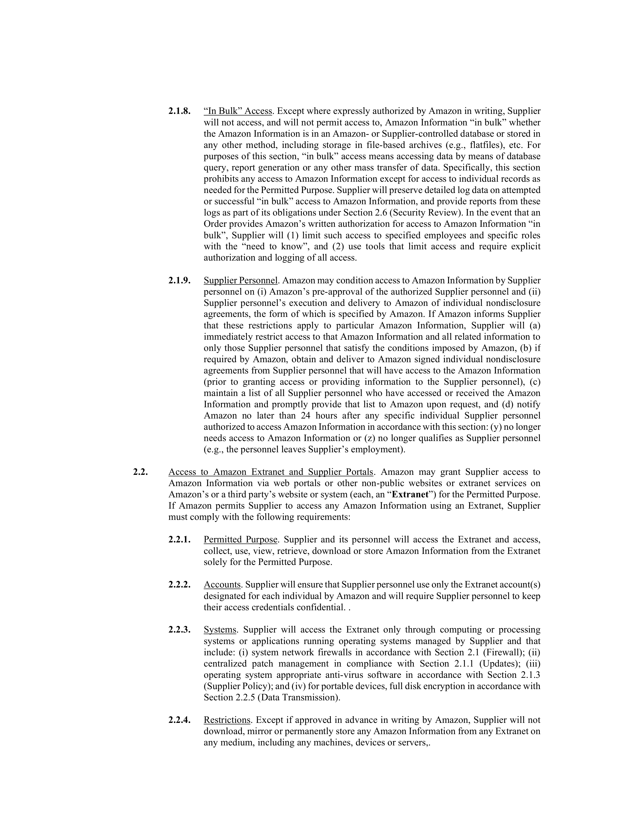 AMAZON MASTER PURCHASE AGREEMENT — page 32