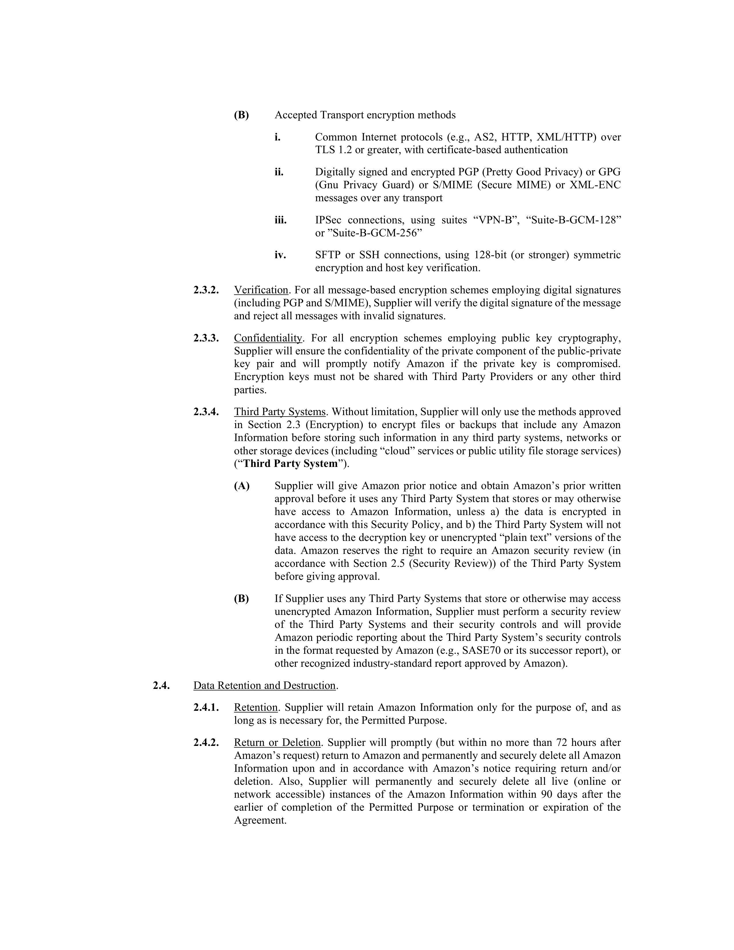 AMAZON MASTER PURCHASE AGREEMENT — page 34