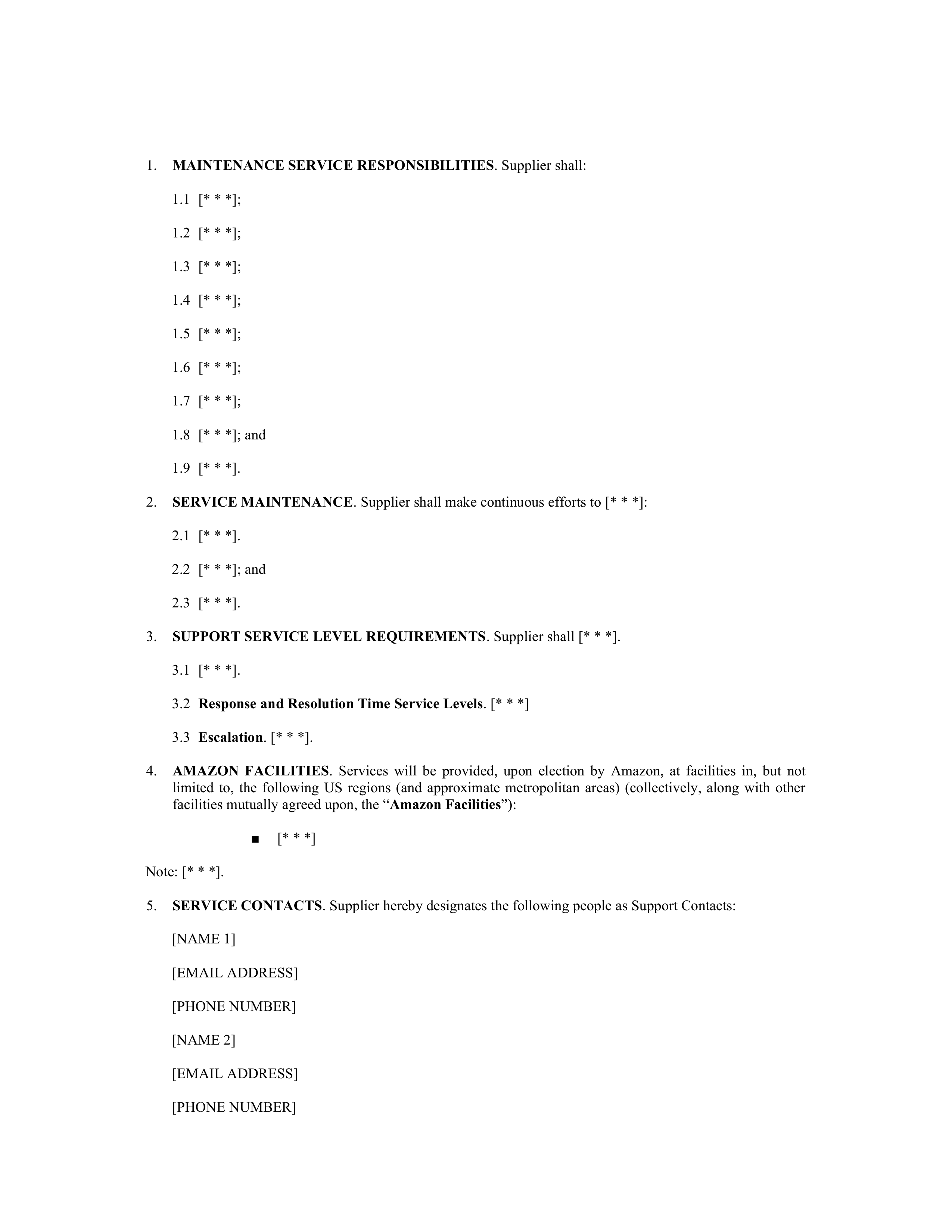 AMAZON MASTER PURCHASE AGREEMENT — page 39